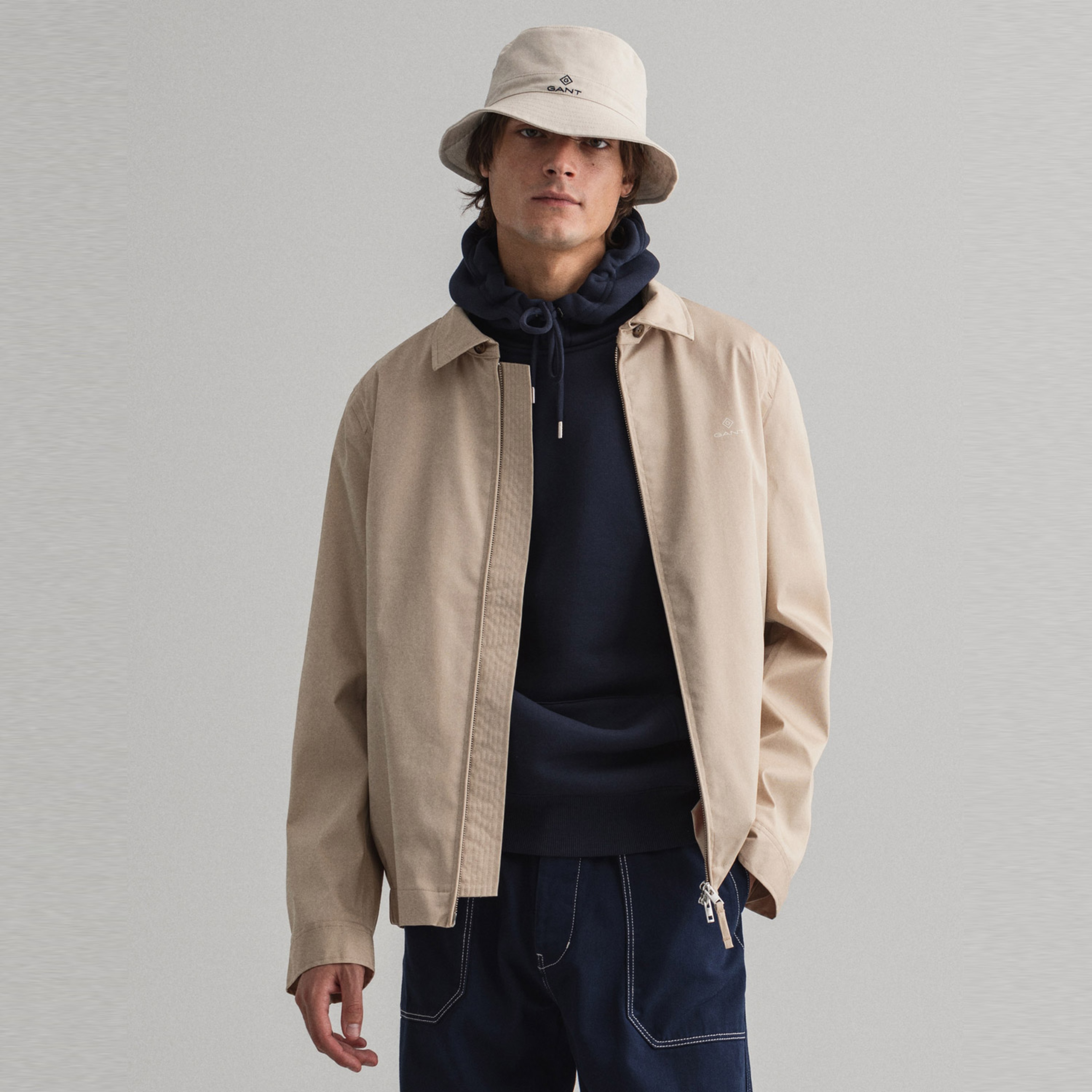 Gant Erkek Bej Fermuarlı Mont