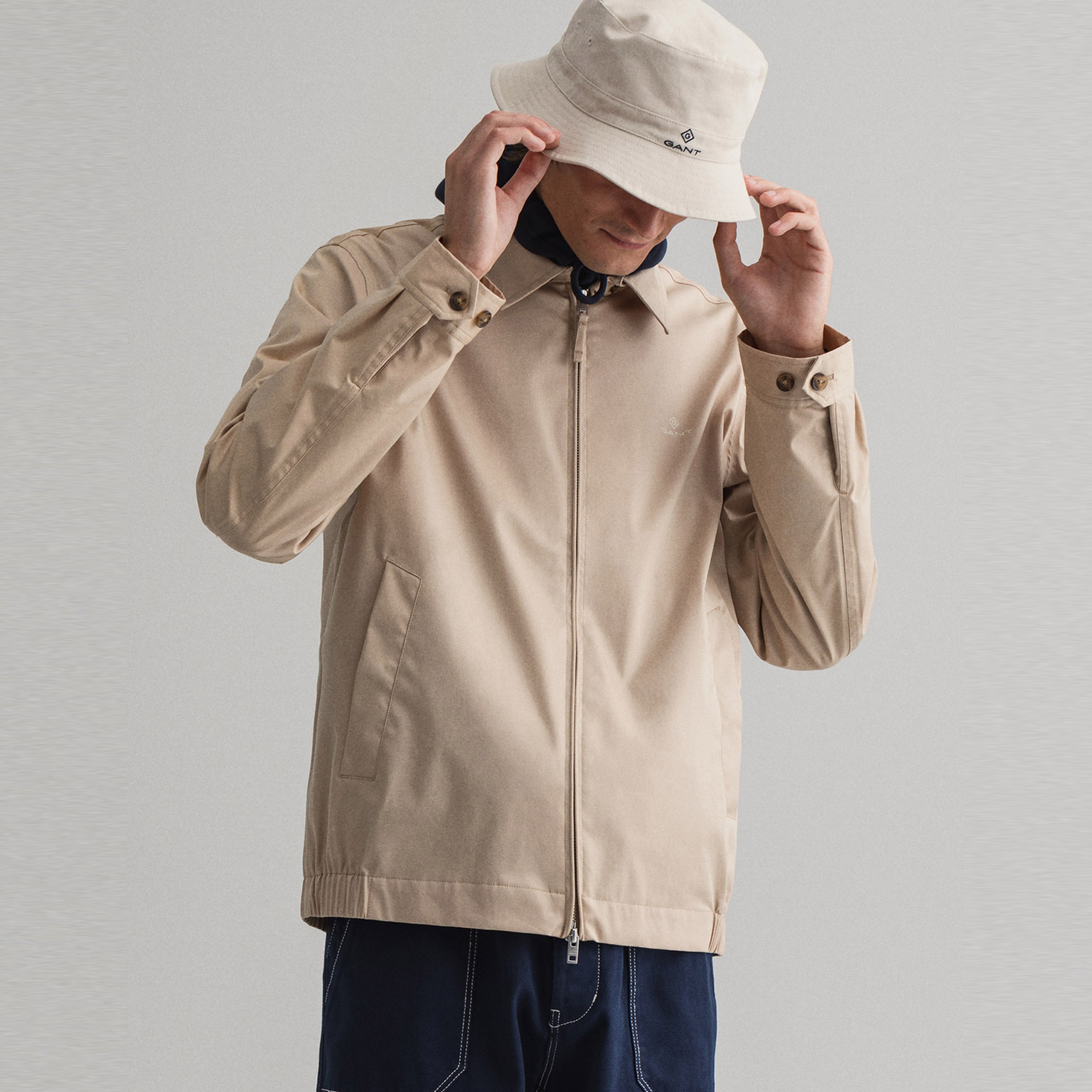Gant Erkek Bej Fermuarlı Mont