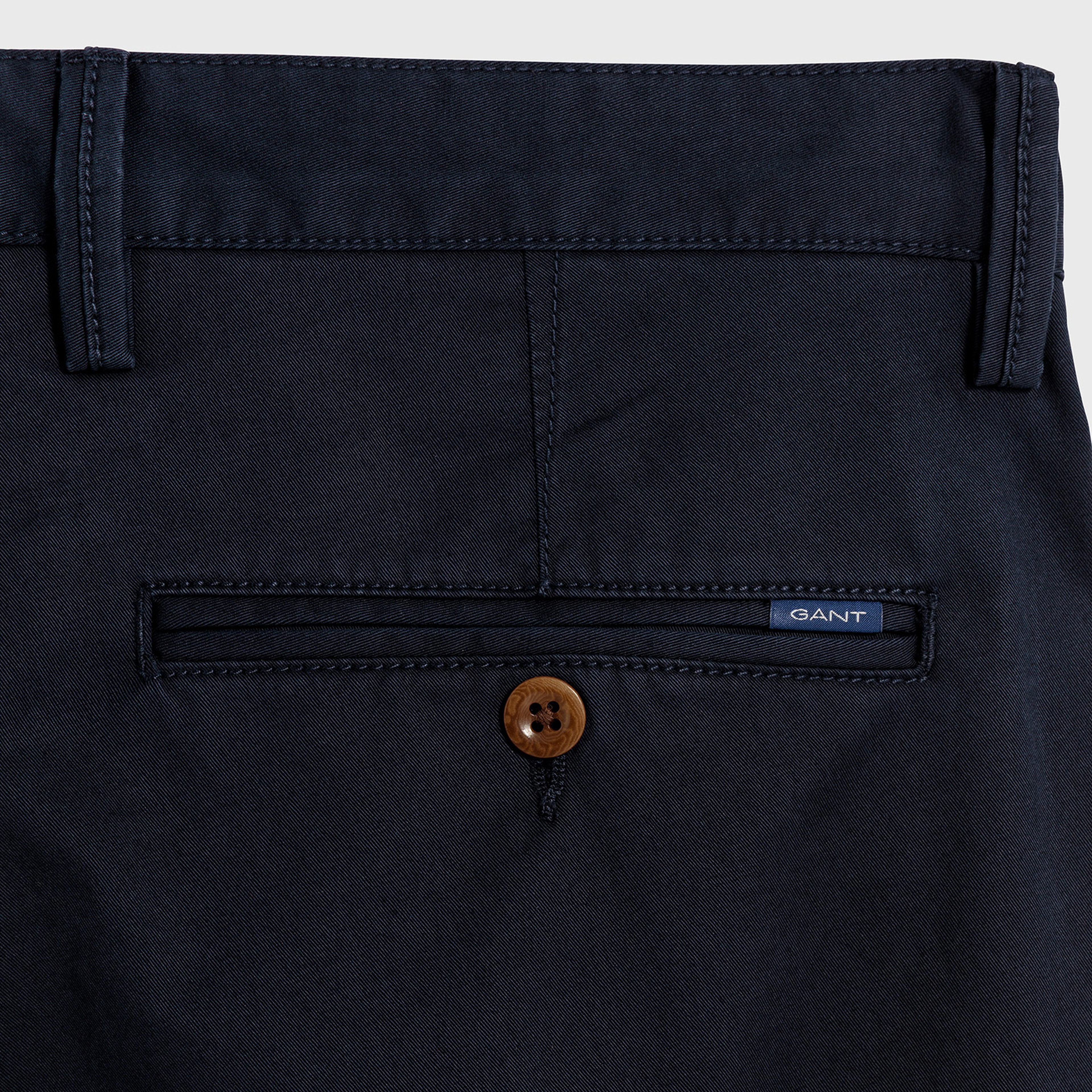 GANT Erkek Lacivert Slim Fit Twill Chino Pantolon