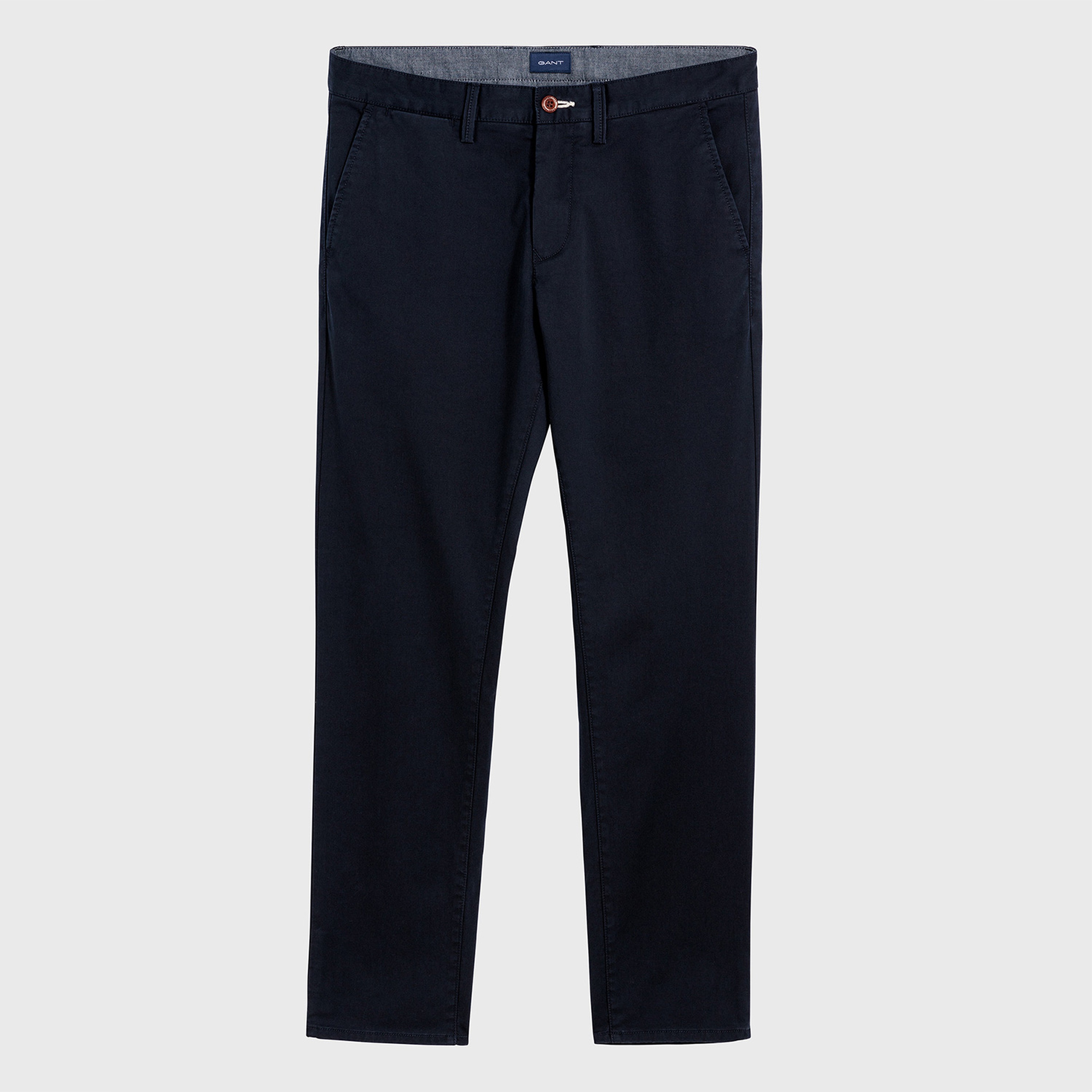 GANT Erkek Lacivert Slim Fit Twill Chino Pantolon