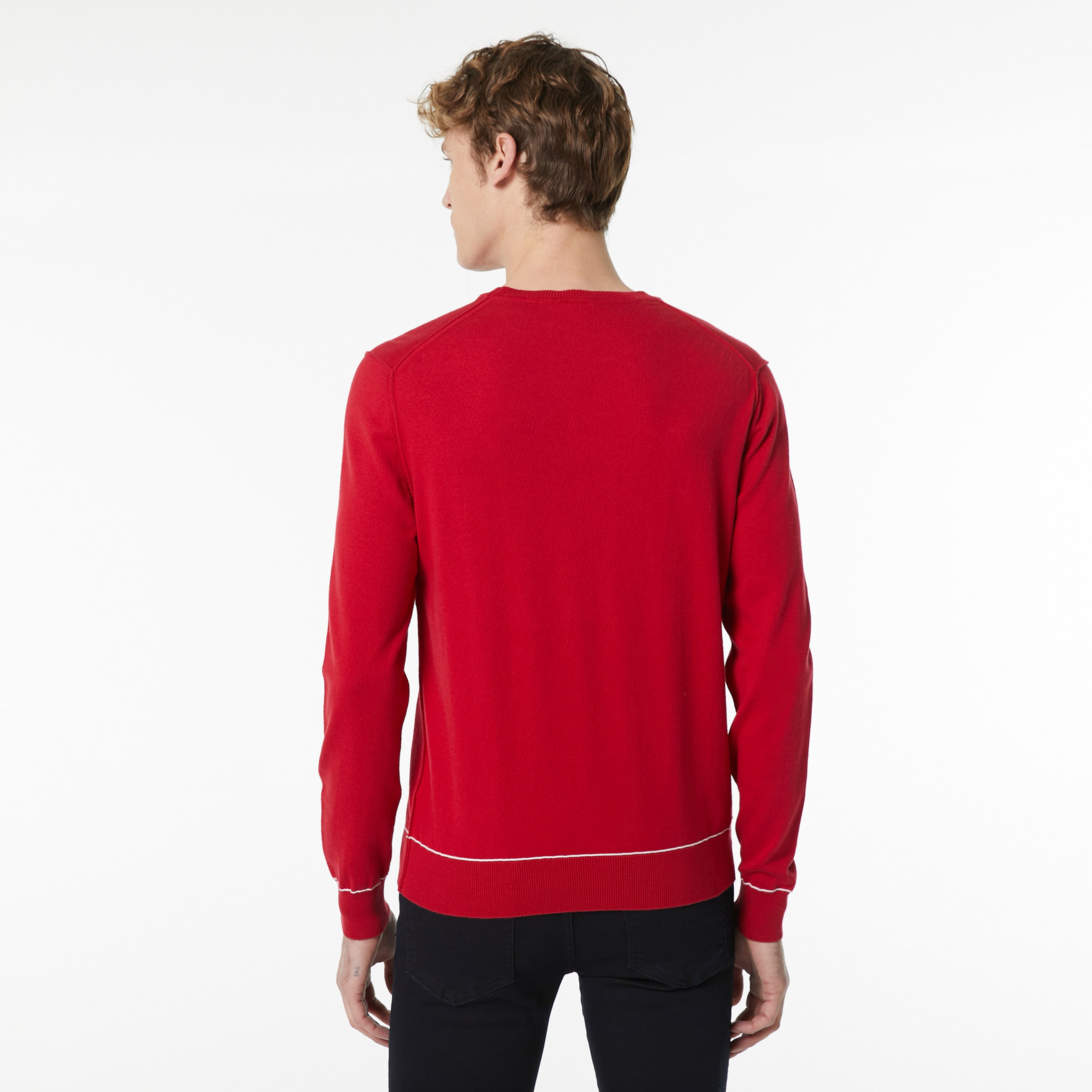 Lacoste Live Erkek Gri Triko Süveter