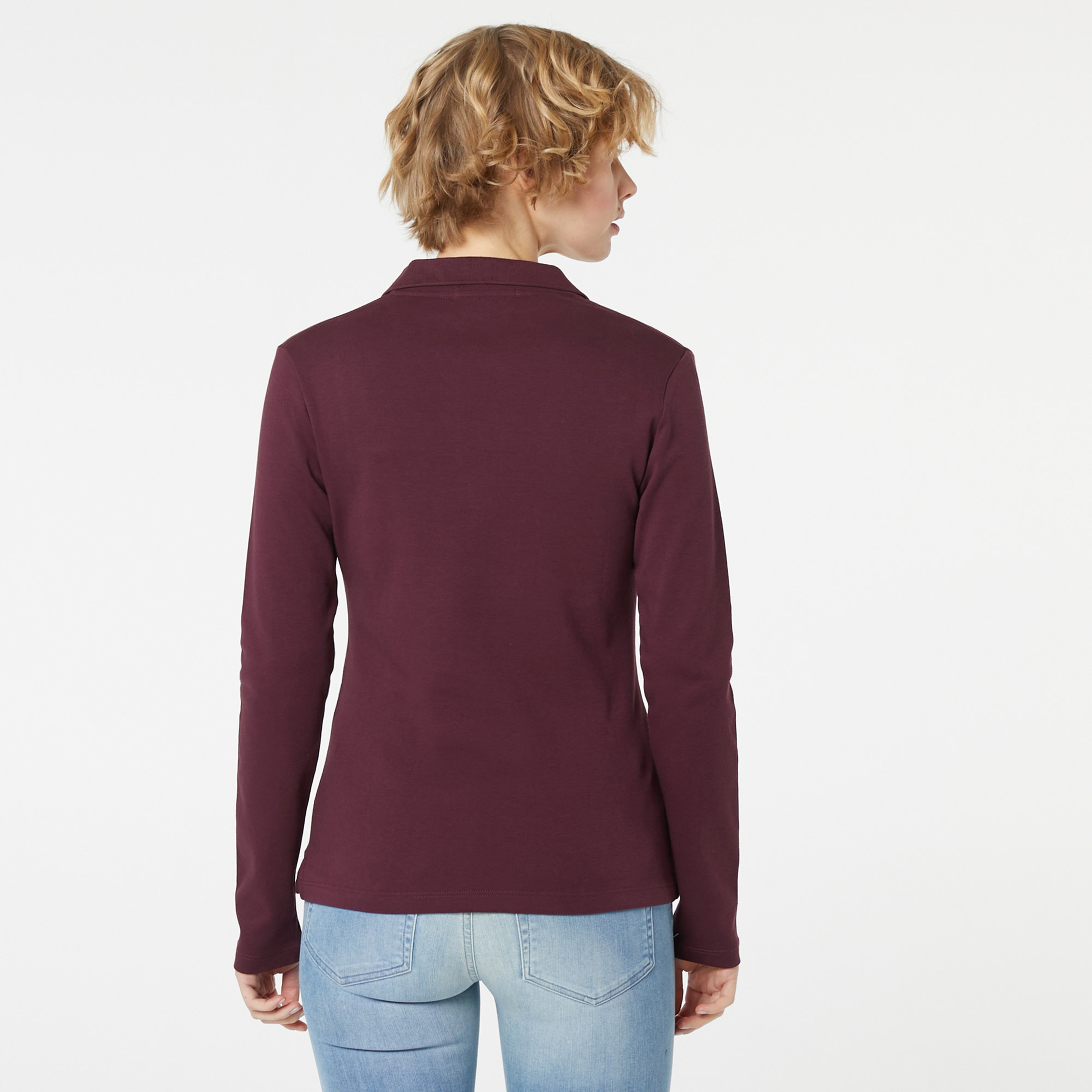 Lacoste Kadın Bordo Triko Elbise