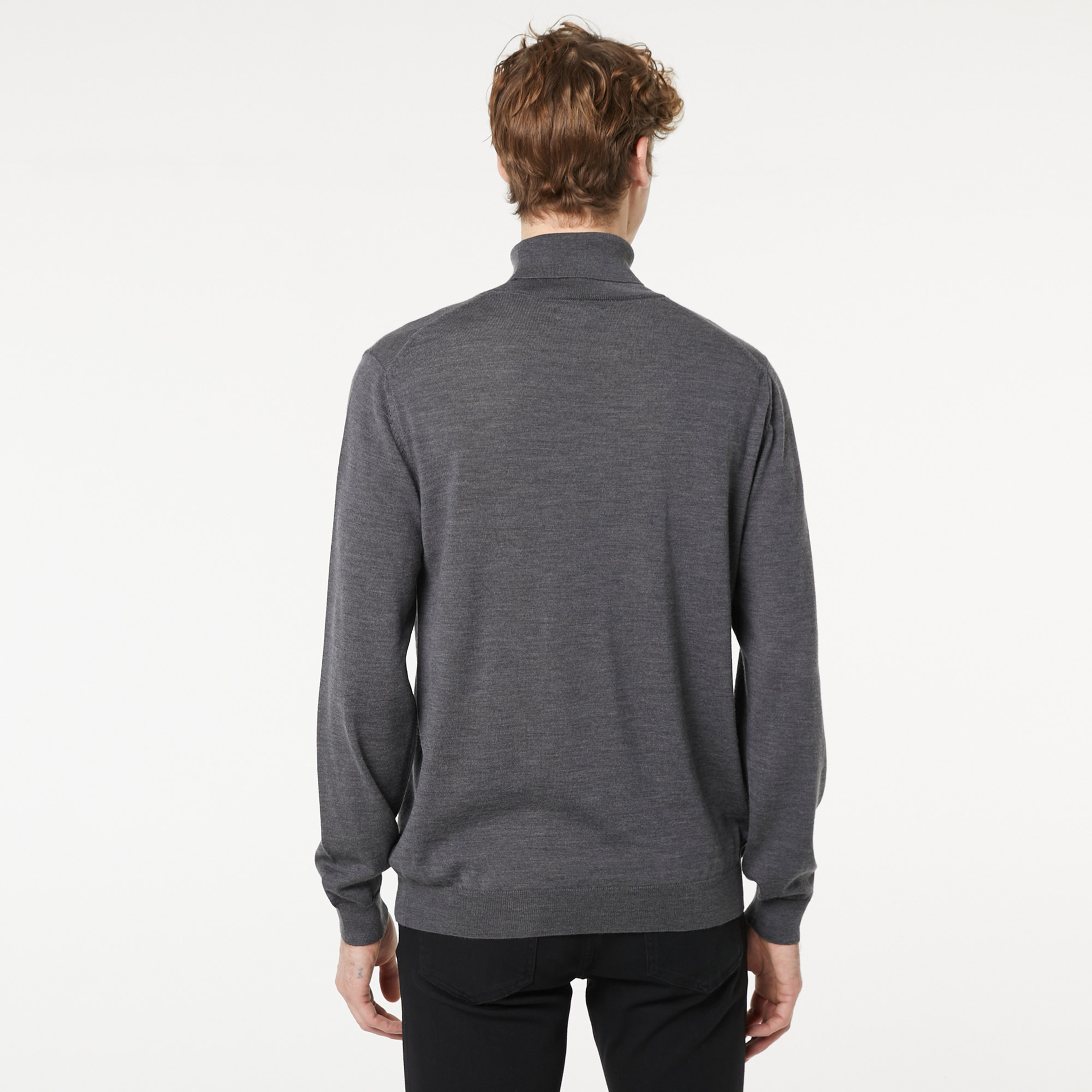 GANT Erkek Gri Regular Fit Yün Triko