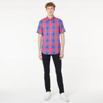 Gant Erkek Kırmızı Kareli Regular Fit Gömlek