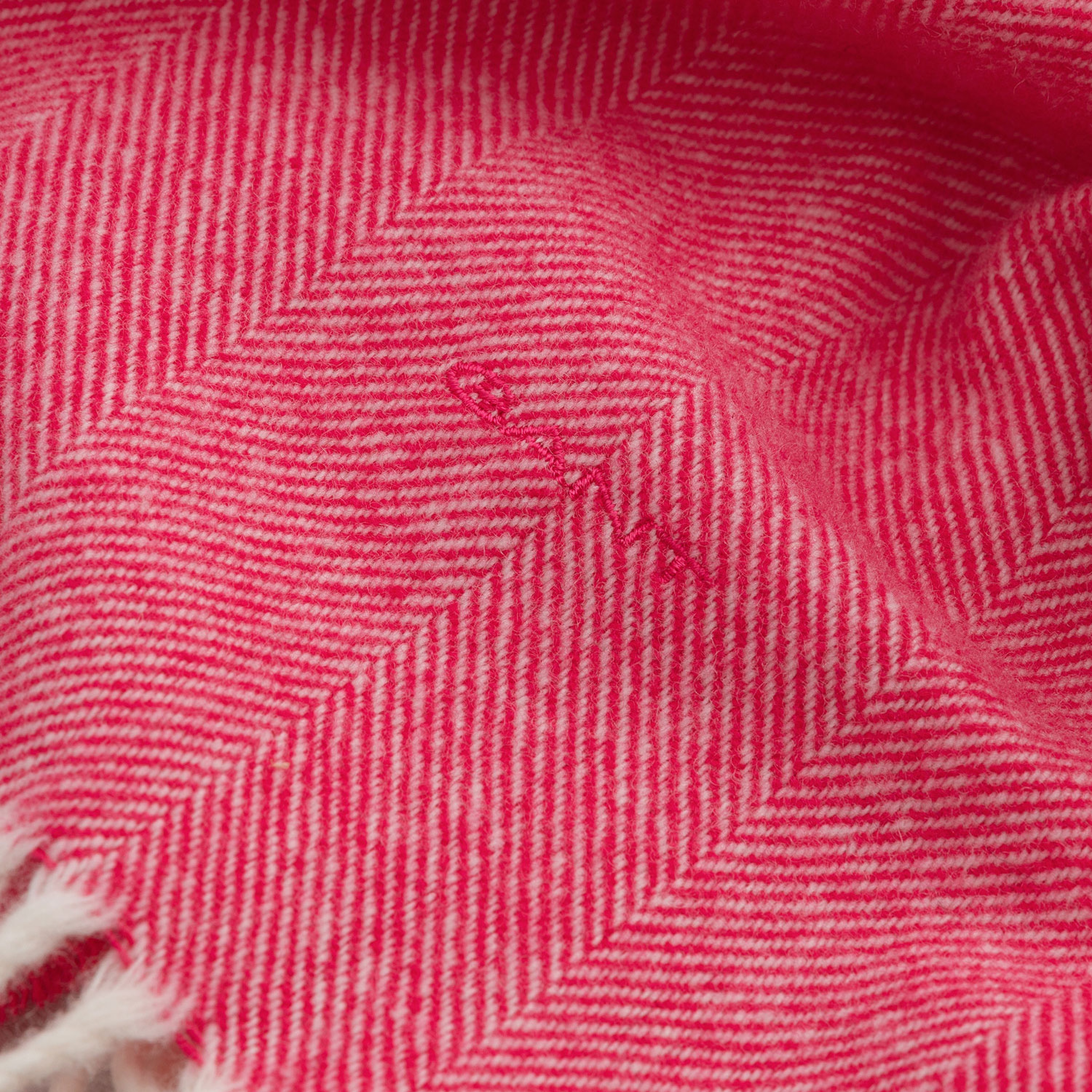 GANT Unisex Pembe Yün Atkı