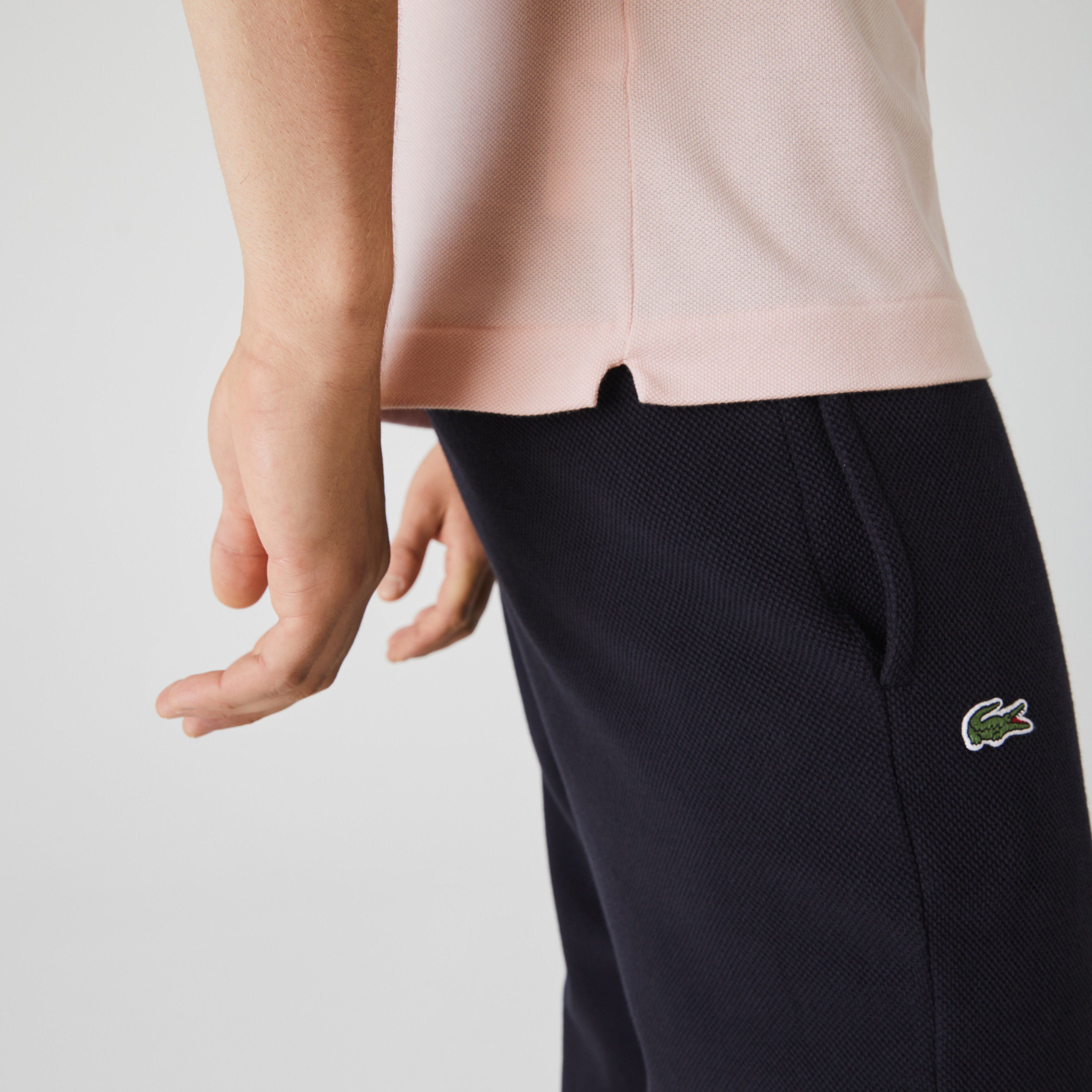 Lacoste Erkek Classic Fit L1212 Açık Pembe Polo