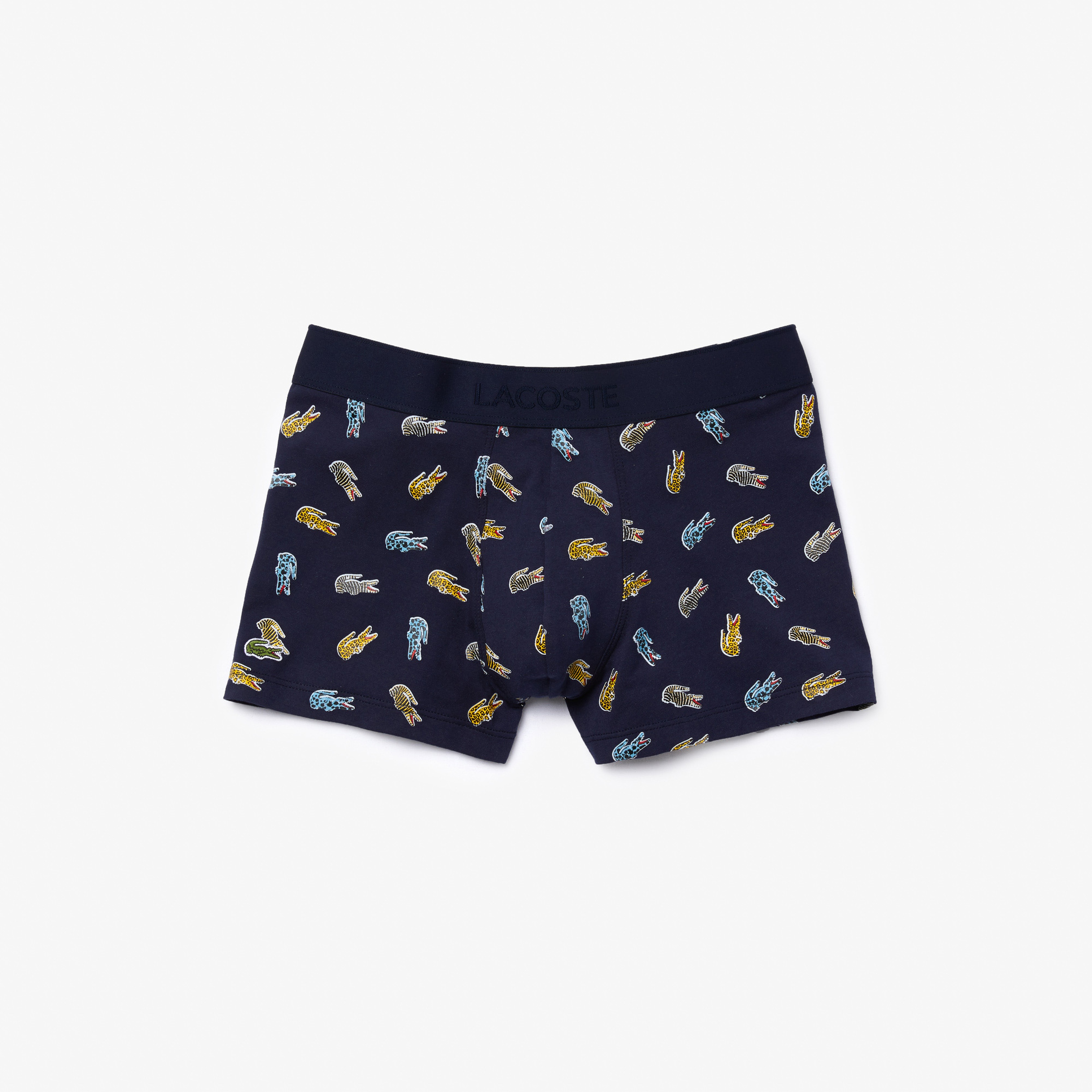 Lacoste x National Geographic Erkek Baskılı Renkli Boxer