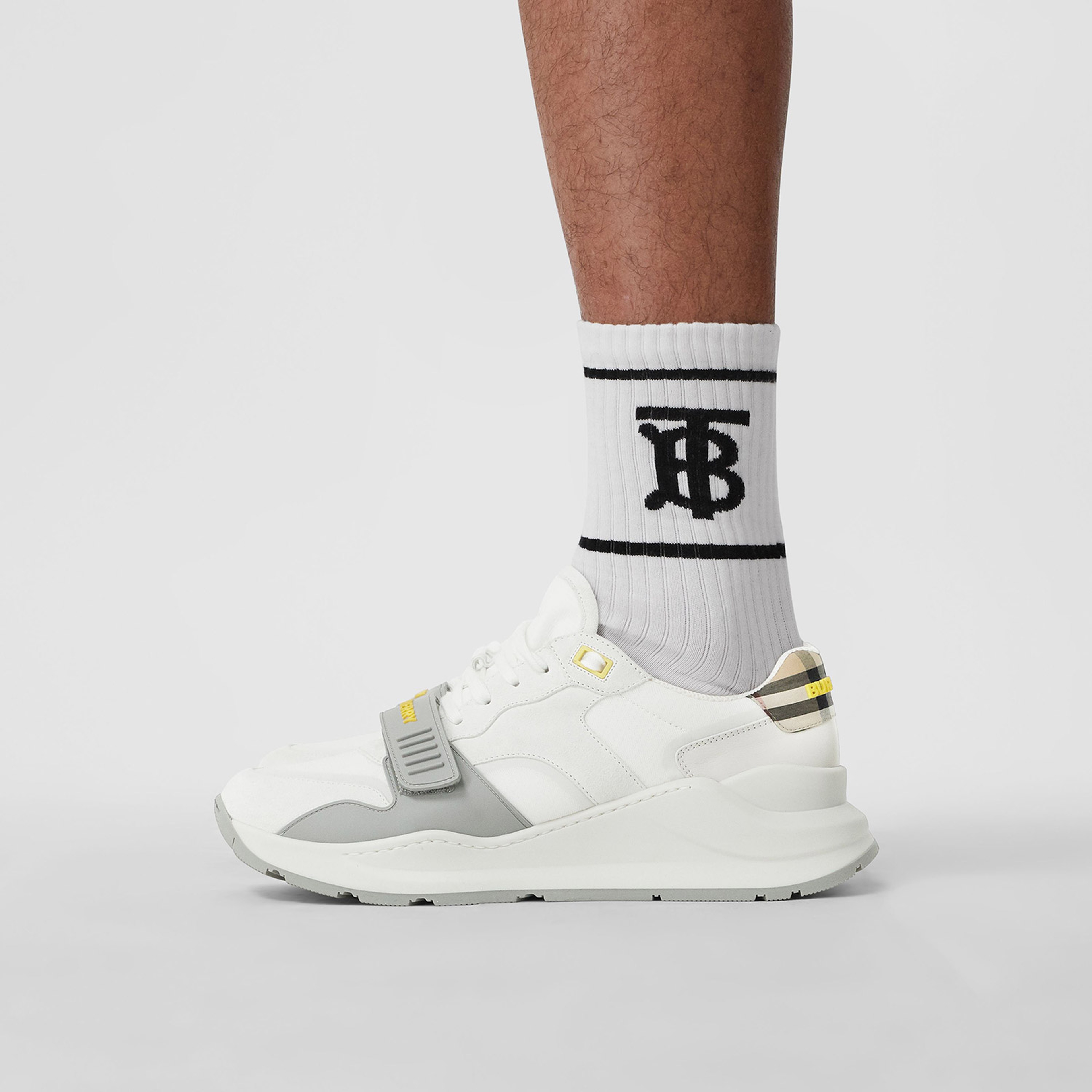 Burberry Unisex Beyaz Ayakkabı