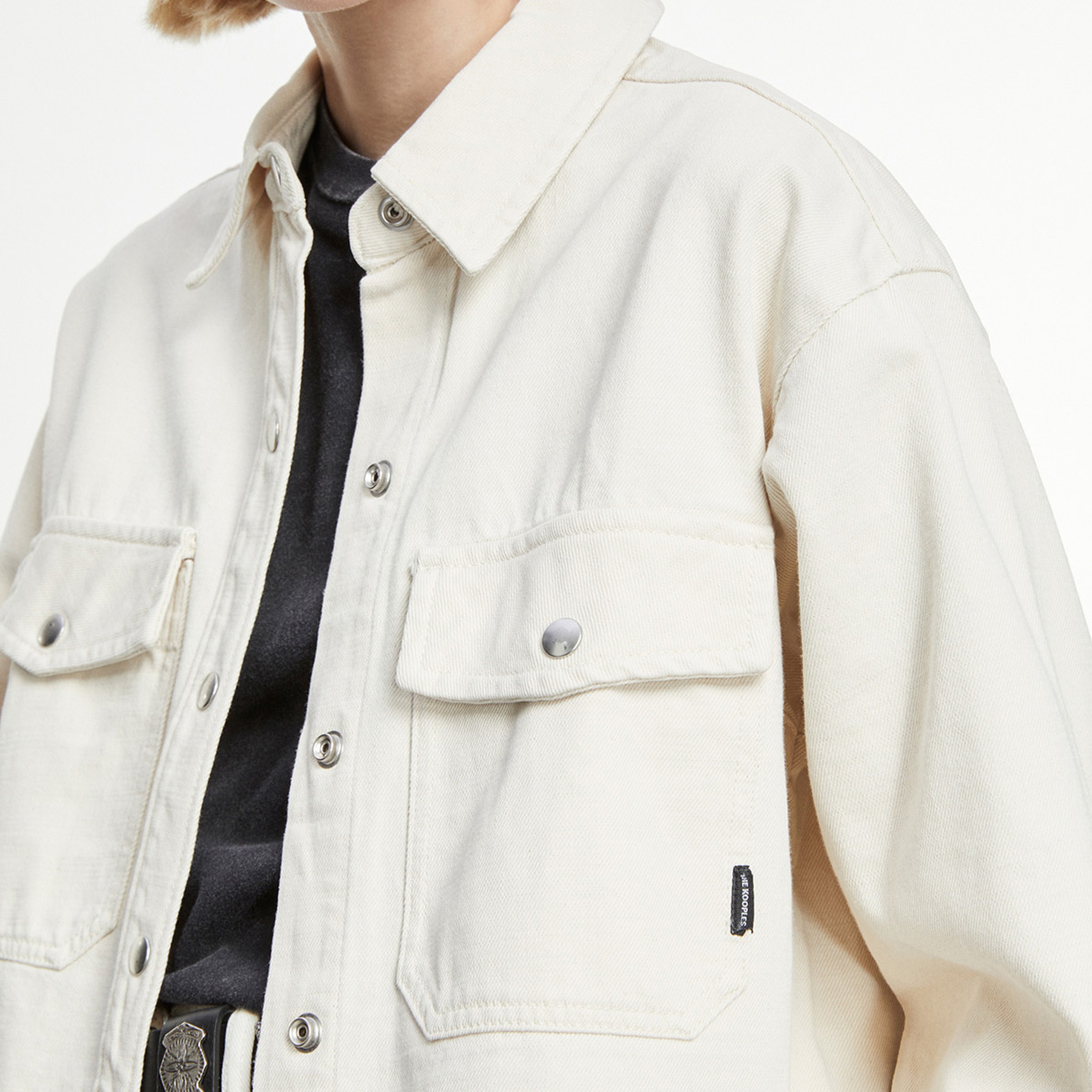 KADIN BEYAZ KOT CEKET