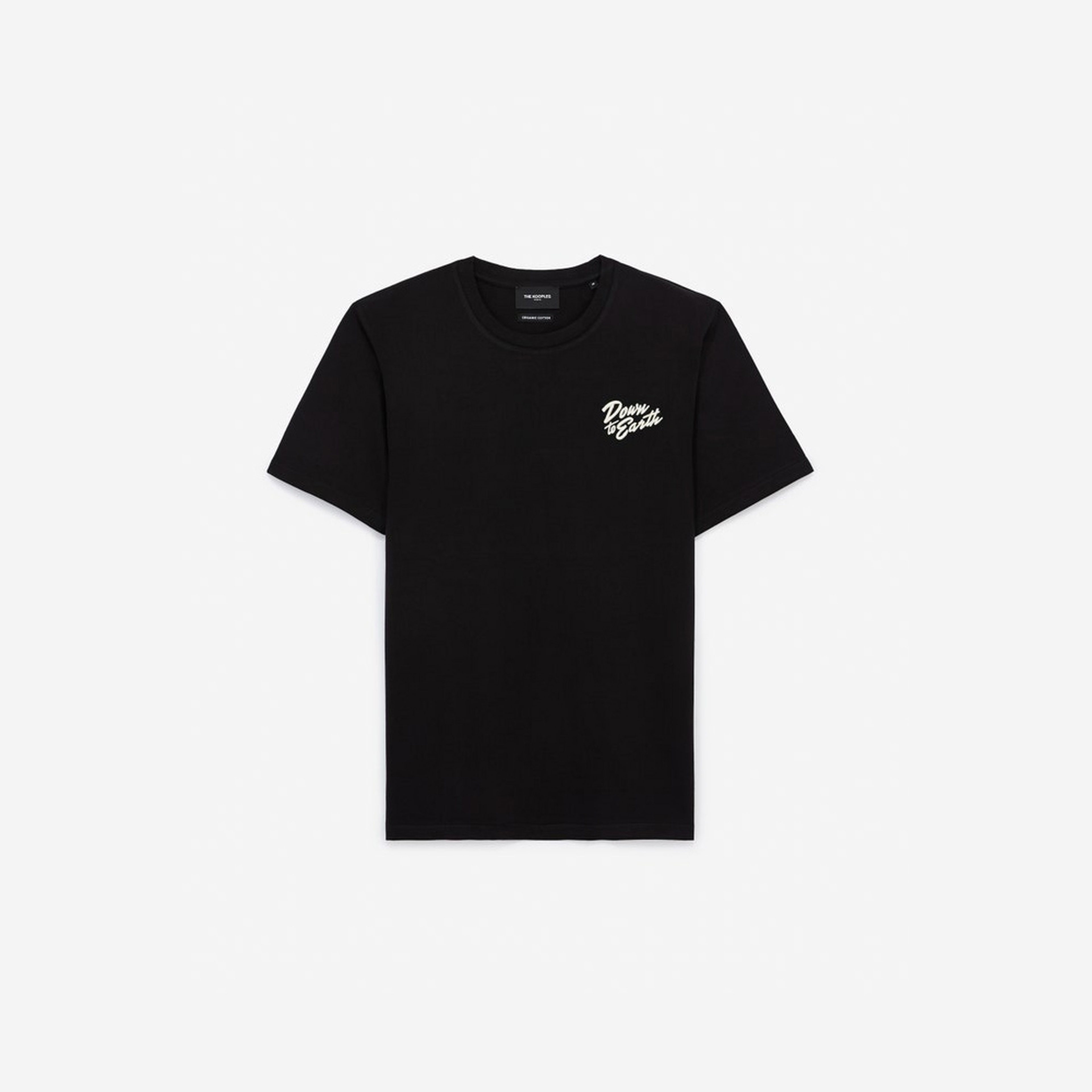 The Kooples Basic Erkek Siyah T-shirt