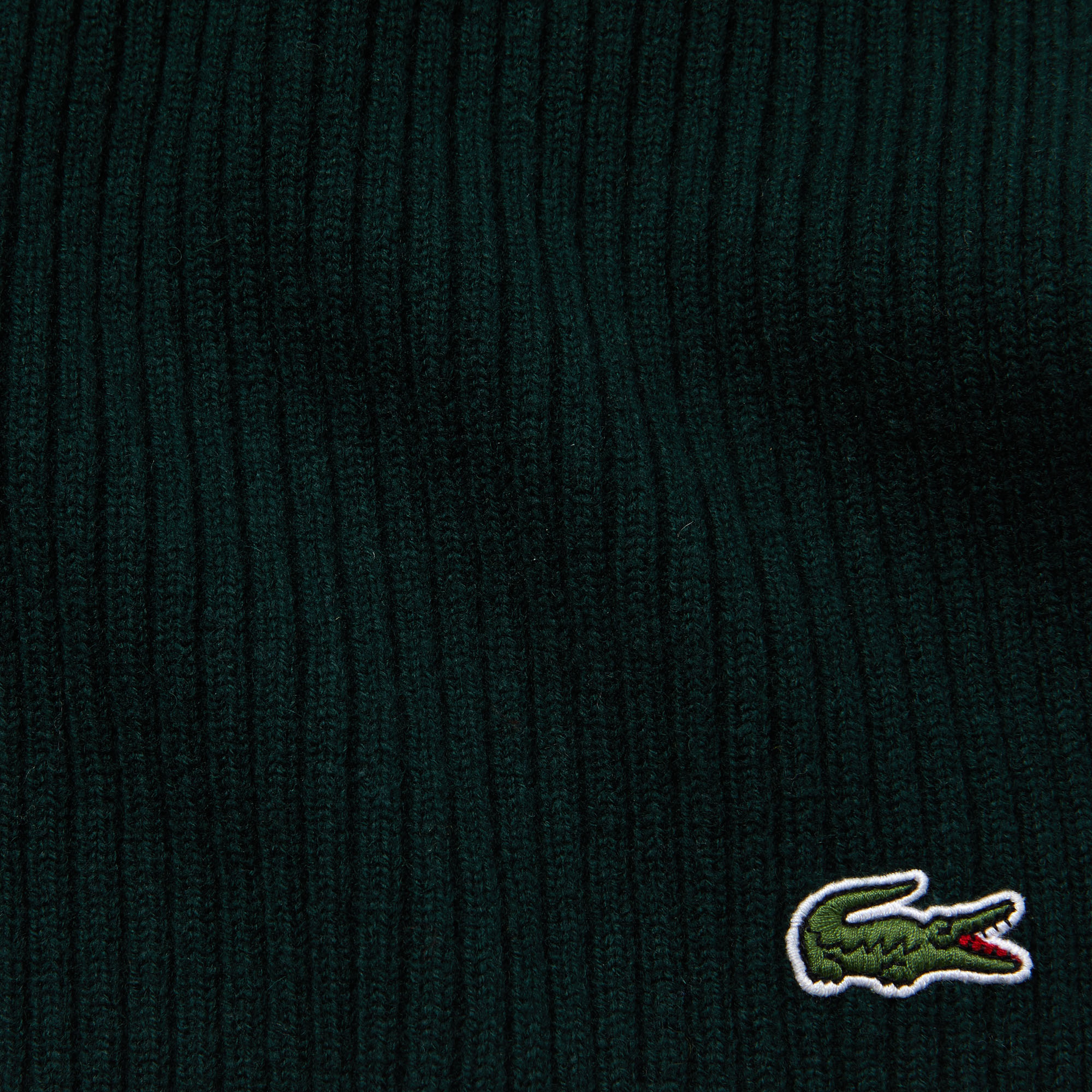 Lacoste Erkek Yün Yeşil Atkı