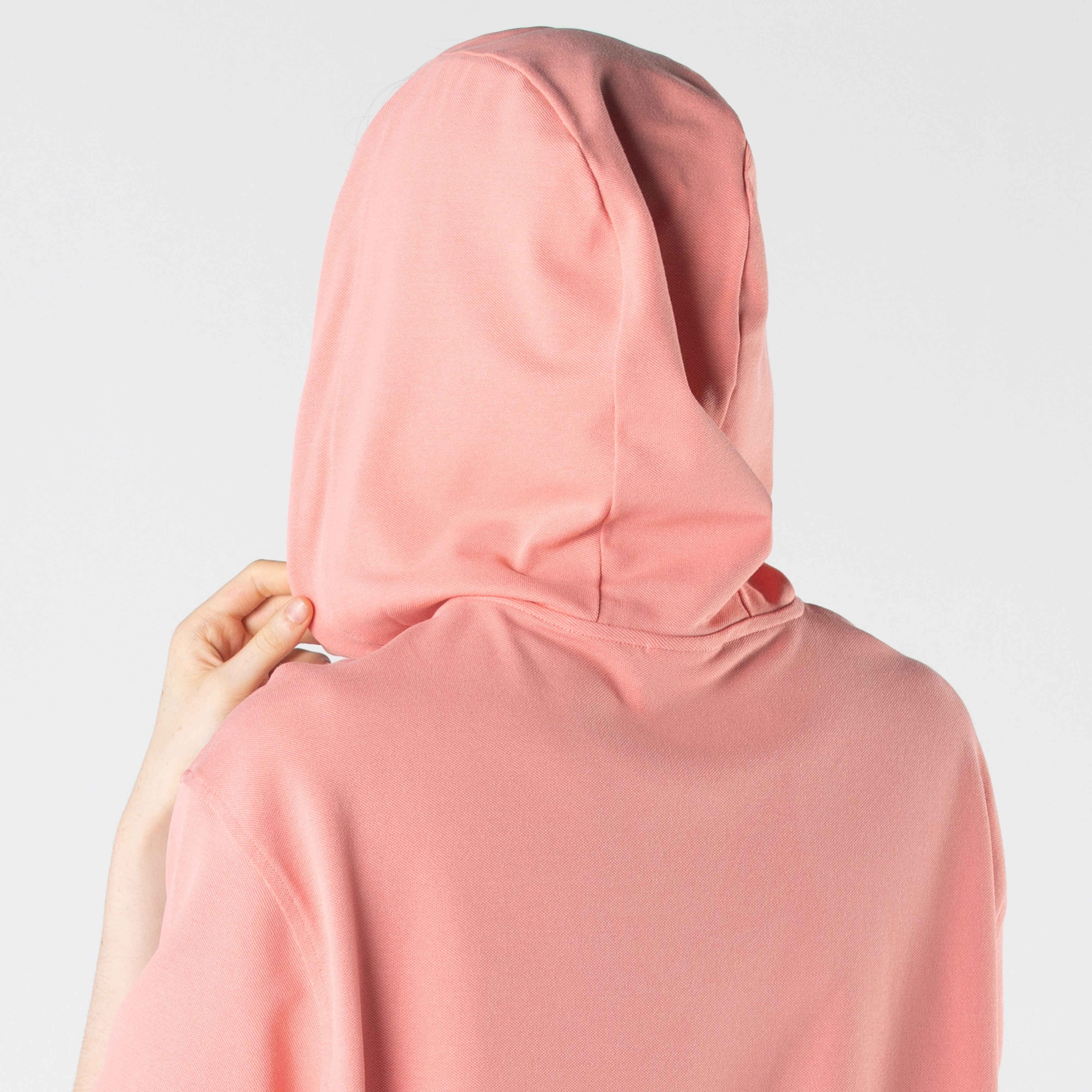 Lacoste Kadın Loose Fit Kapüşonlu Pembe Polo