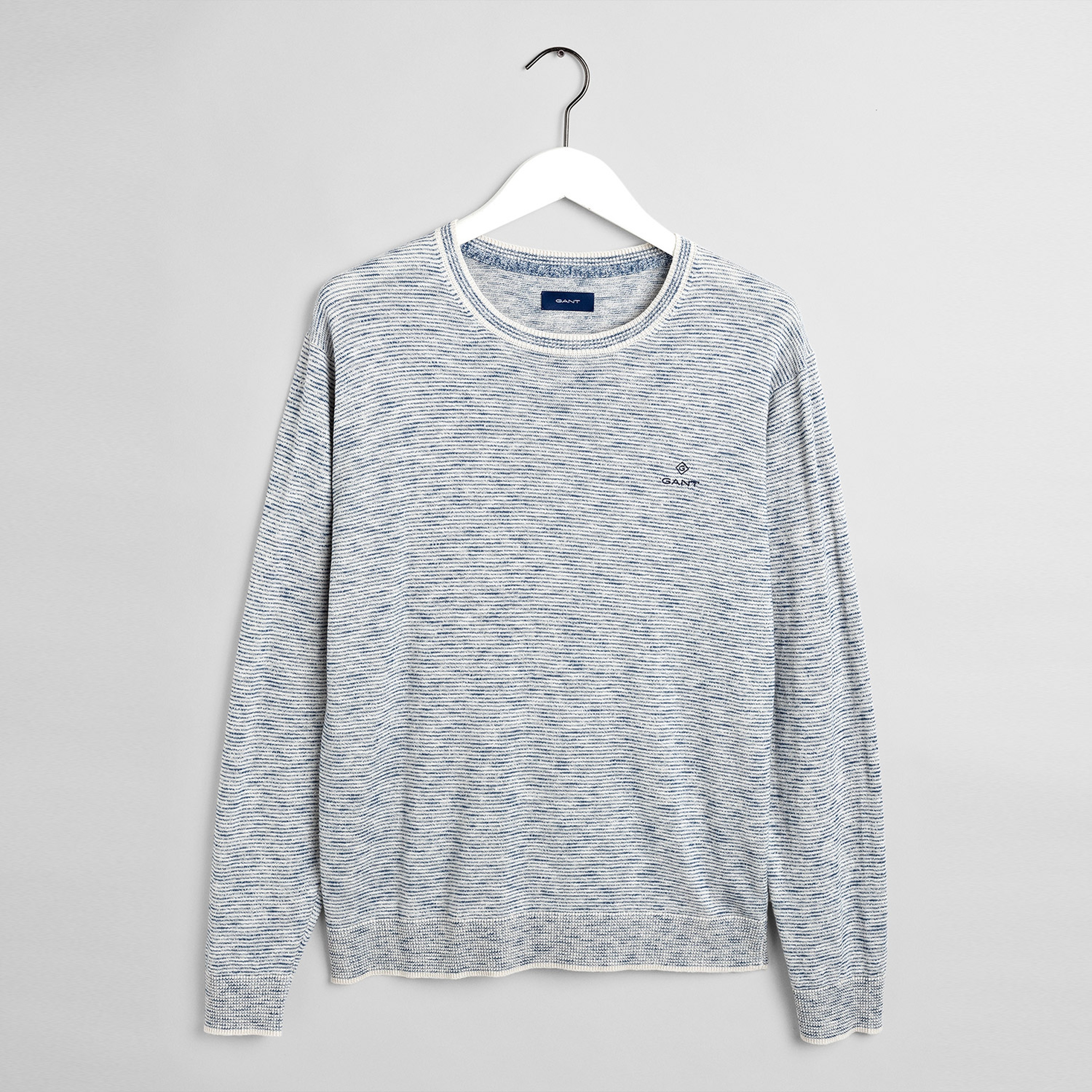 GANT Erkek Mavi Triko Kazak