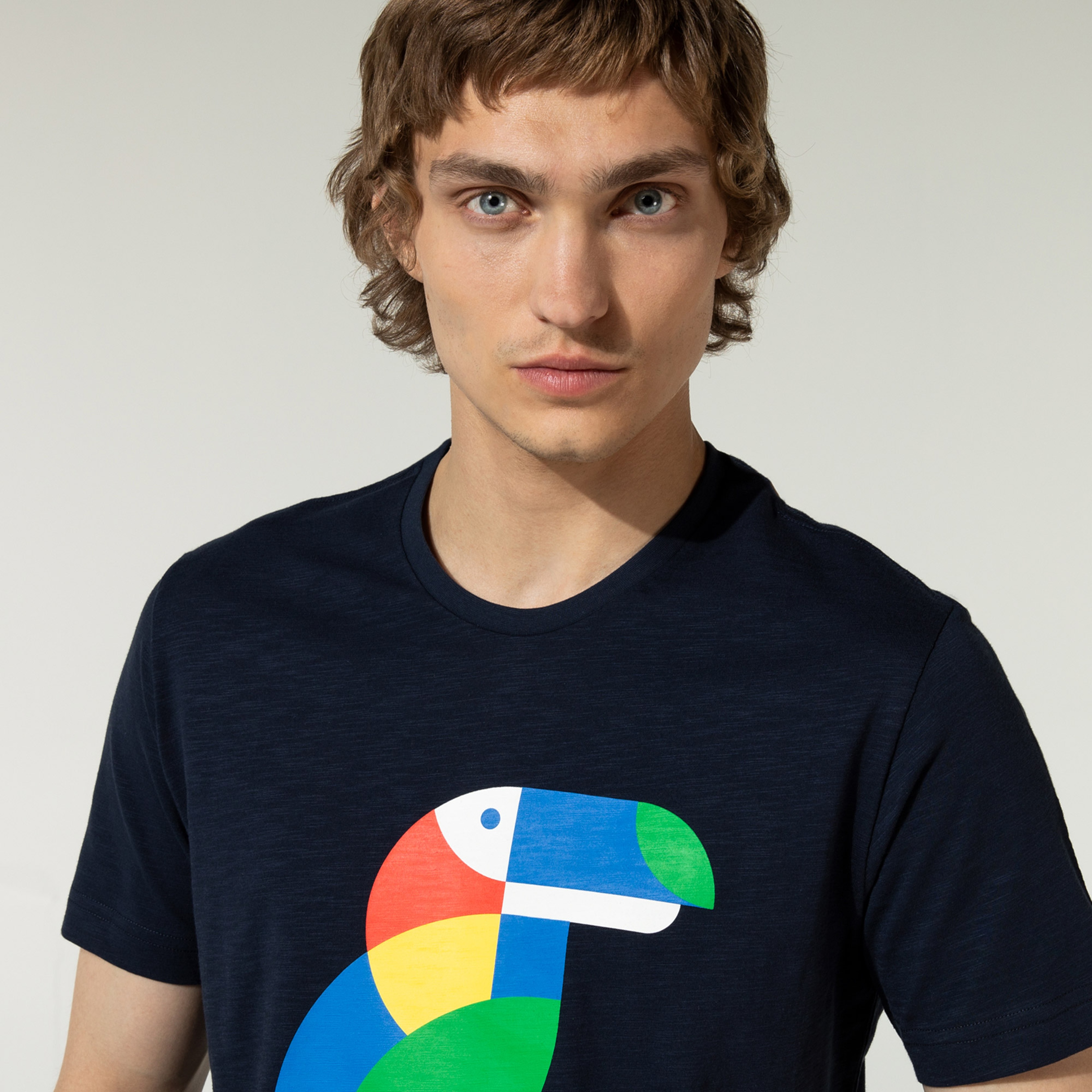 Nautica Erkek Lacivert Baskılı T-Shirt