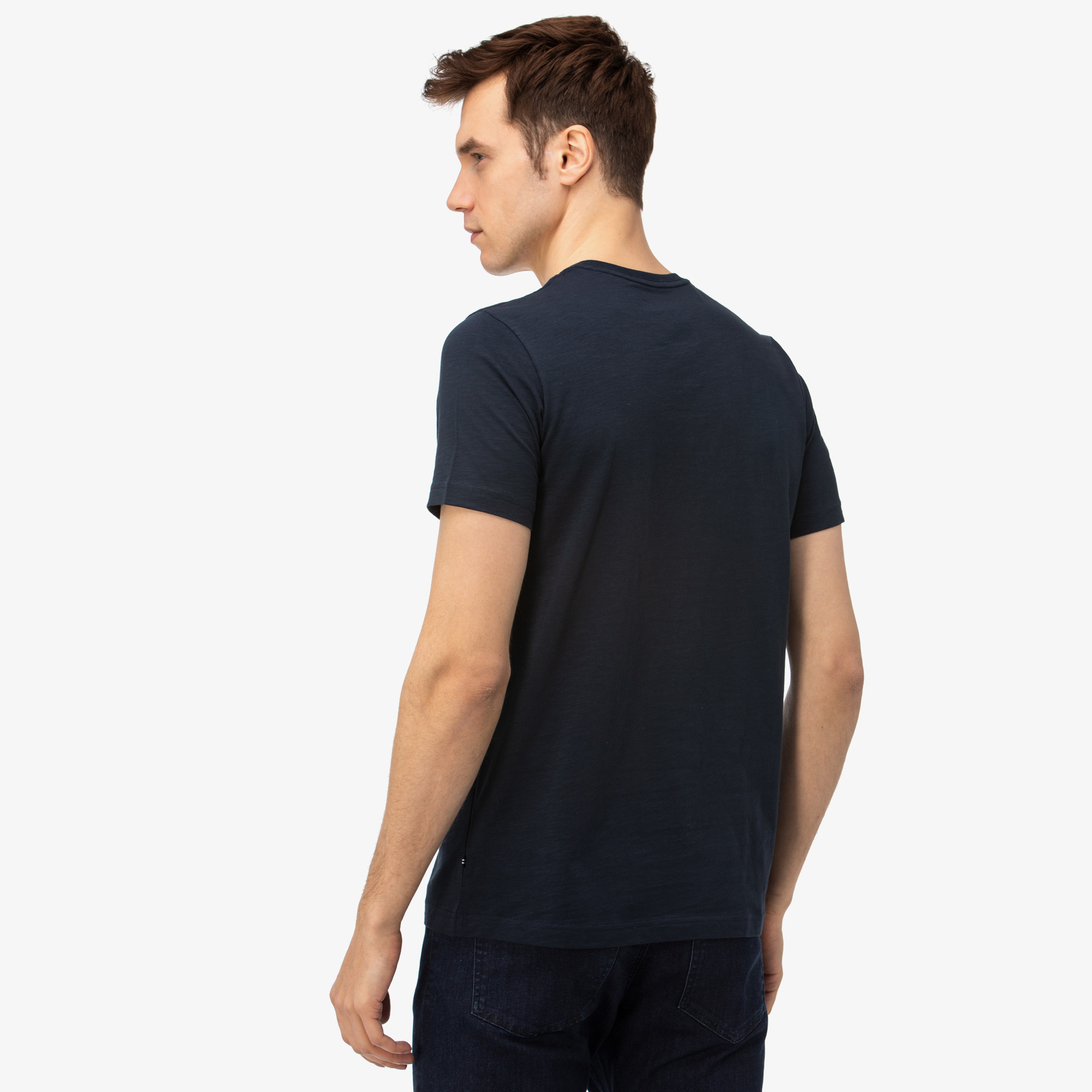 Nautica Erkek Lacivert Baskılı T-Shirt