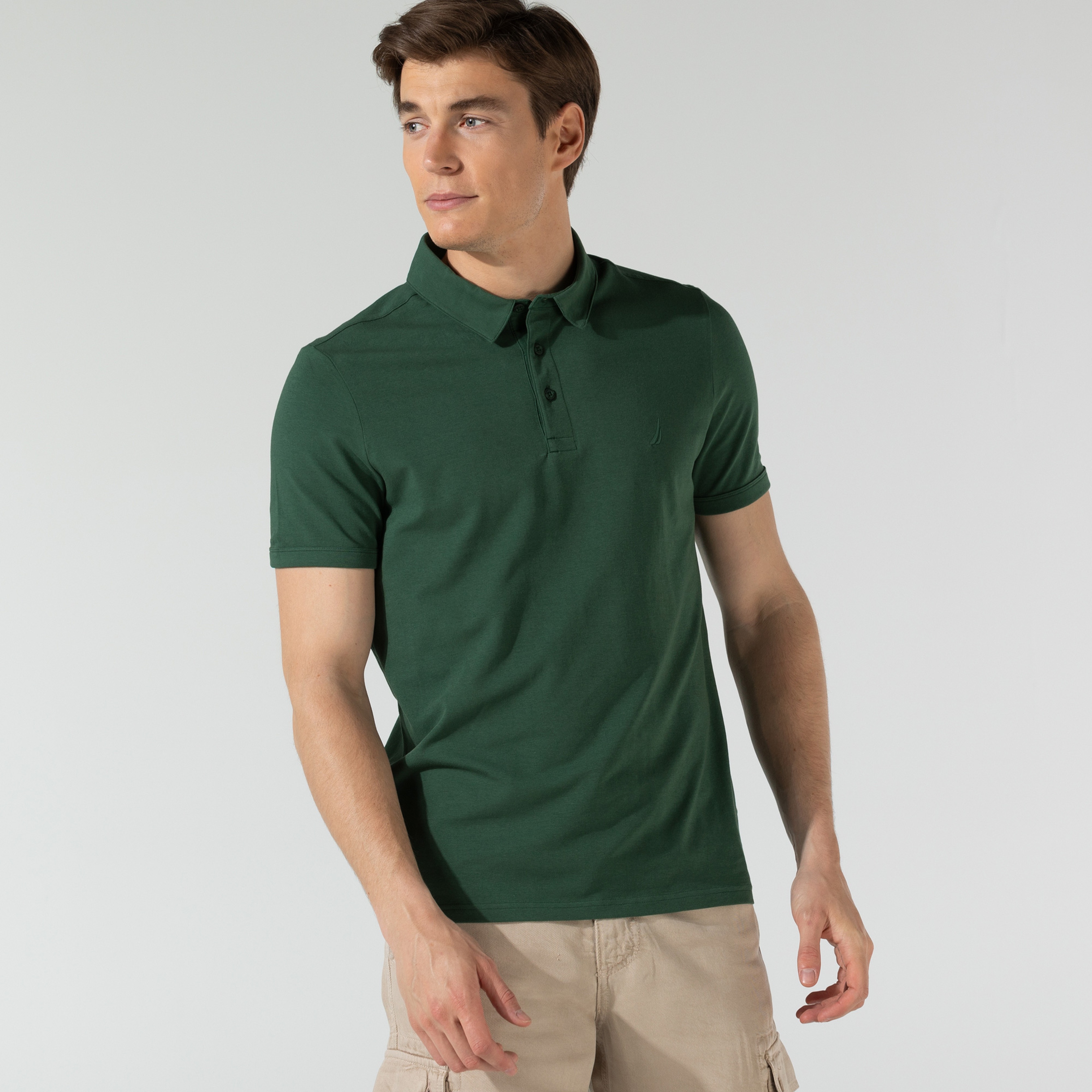 NAUTICA ERKEK YEŞİL SLIM FIT POLO
