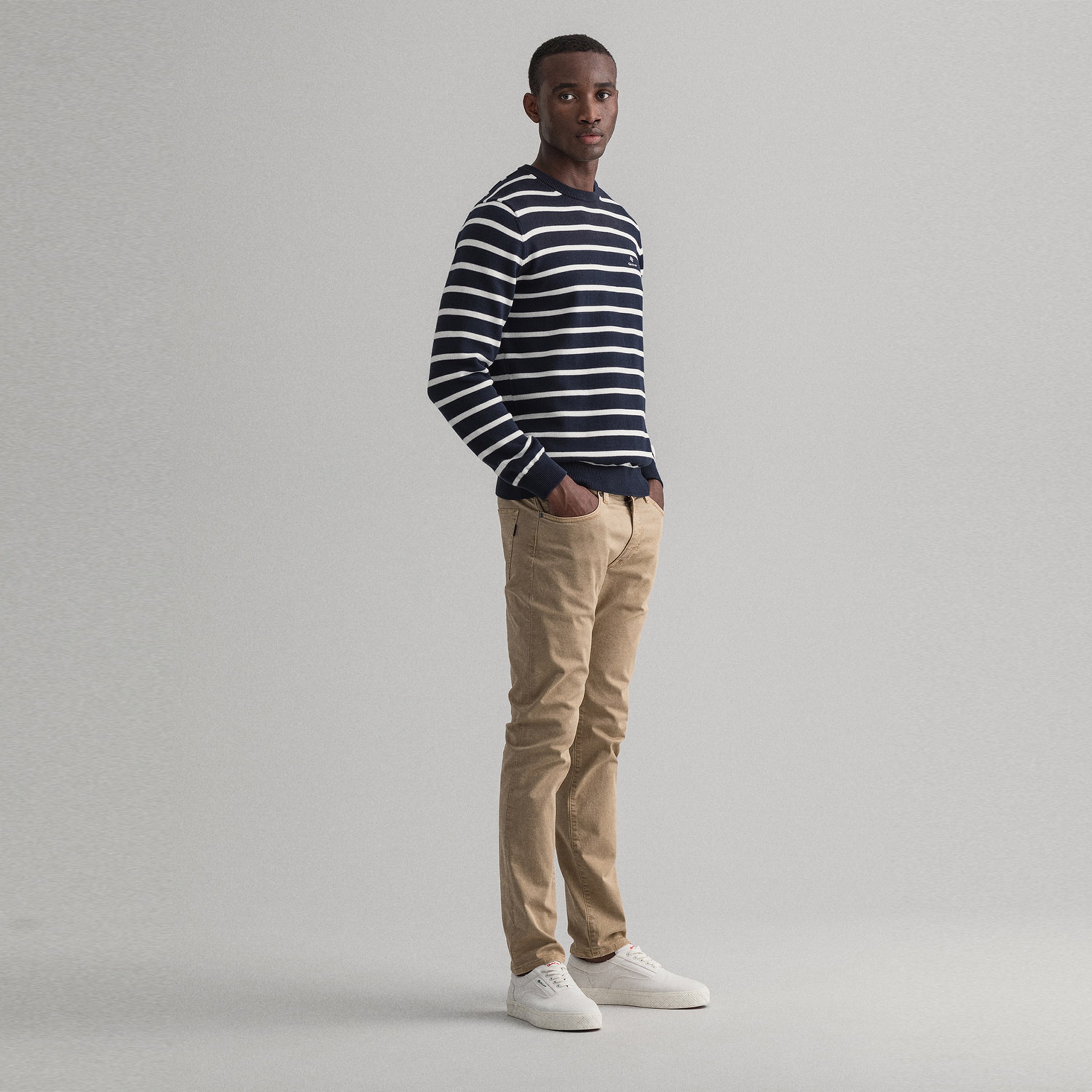 GANT Erkek Bej Slim Fit Hayes Pantolon