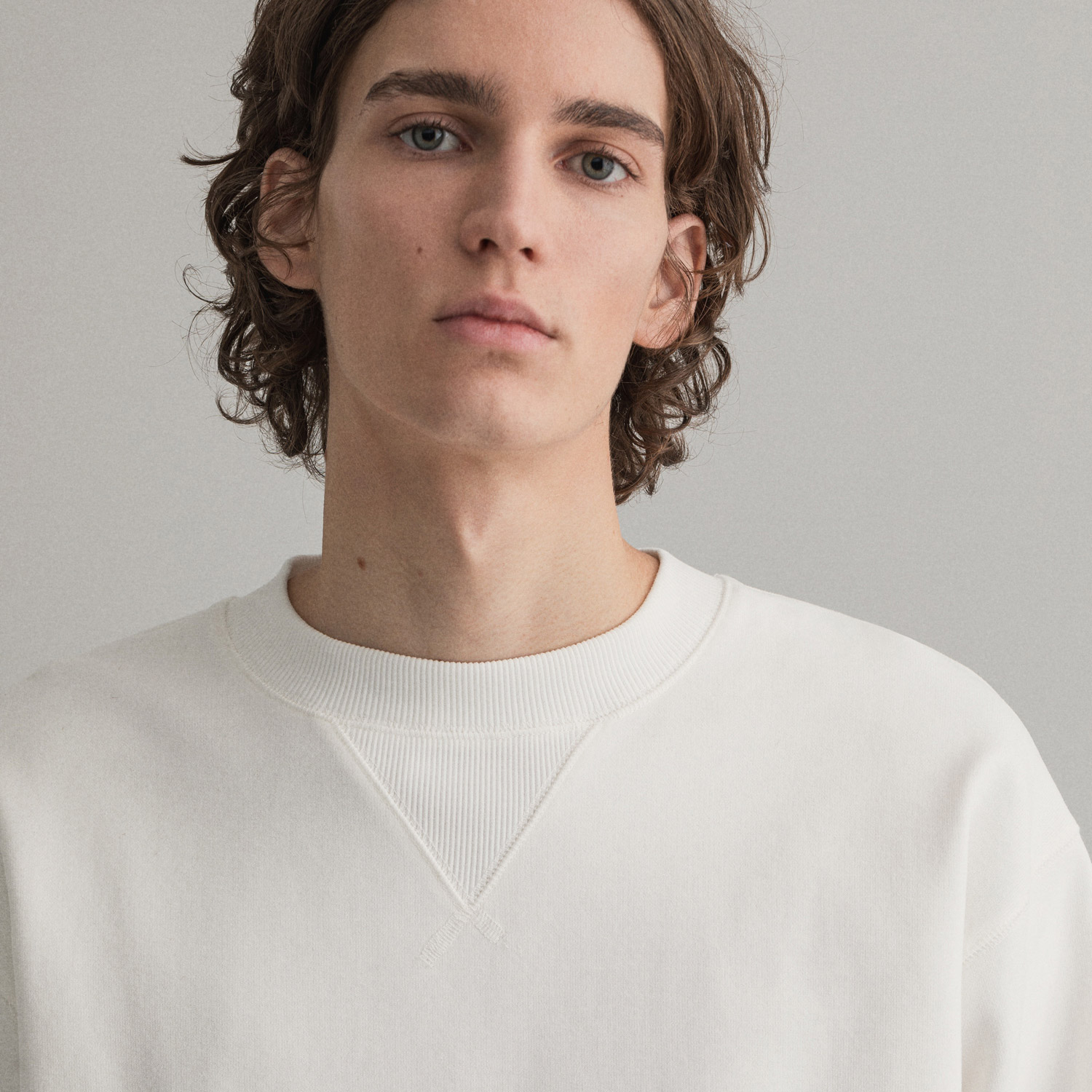 Gant Erkek Beyaz Sweatshirt