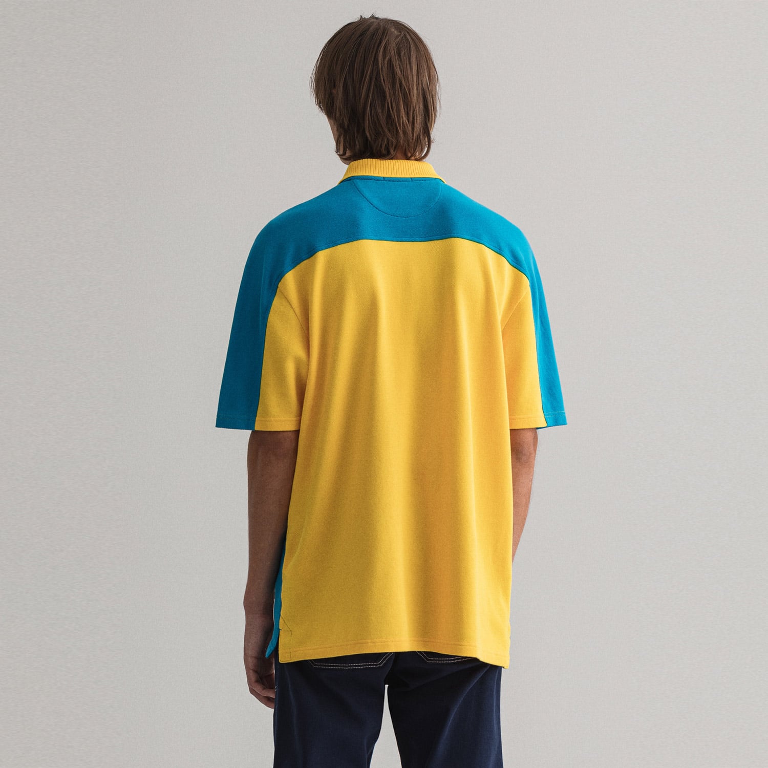 Gant Erkek Mavi Relaxed Fit Polo