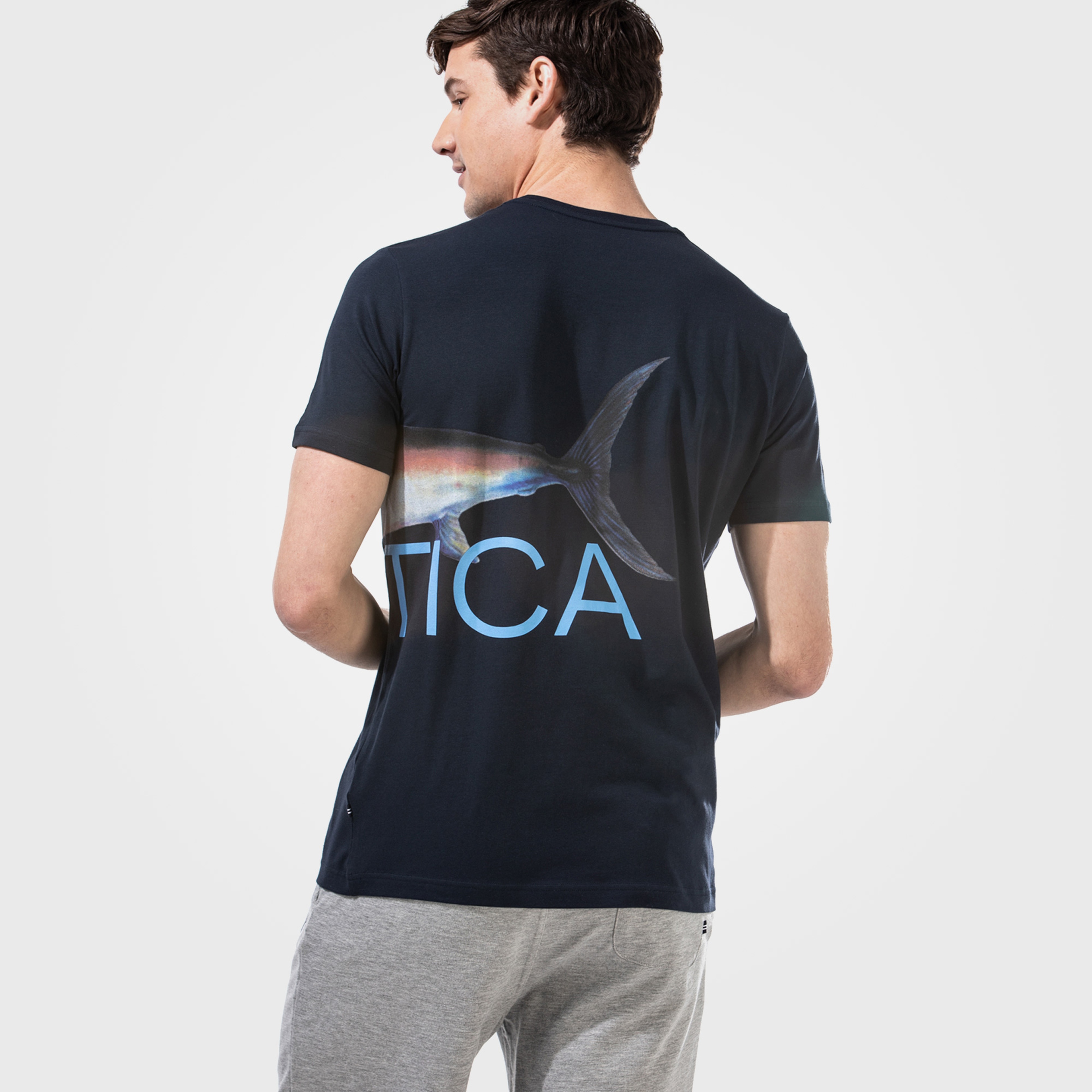 NAUTICA ERKEK LACİVERT T-SHIRT