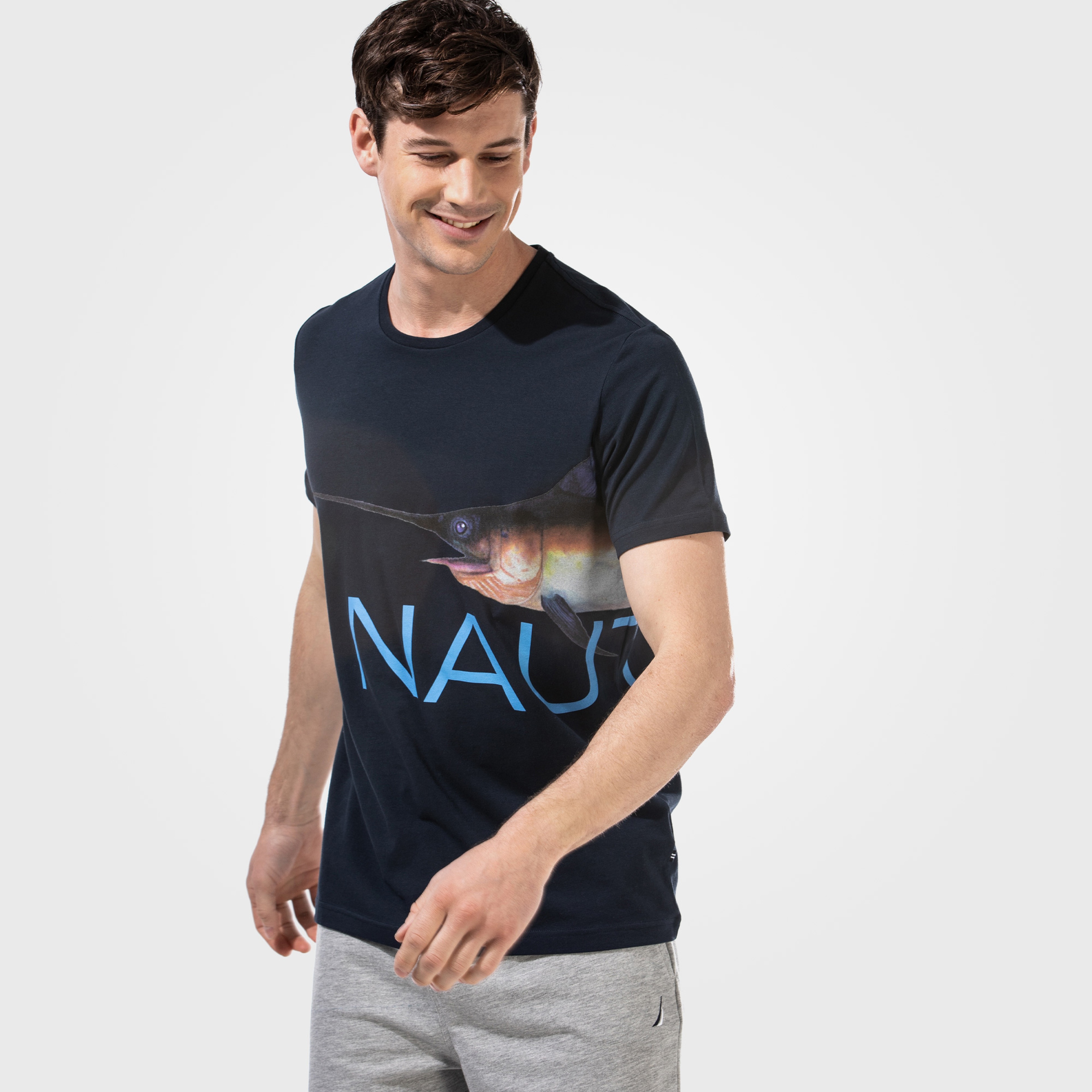 NAUTICA ERKEK LACİVERT T-SHIRT
