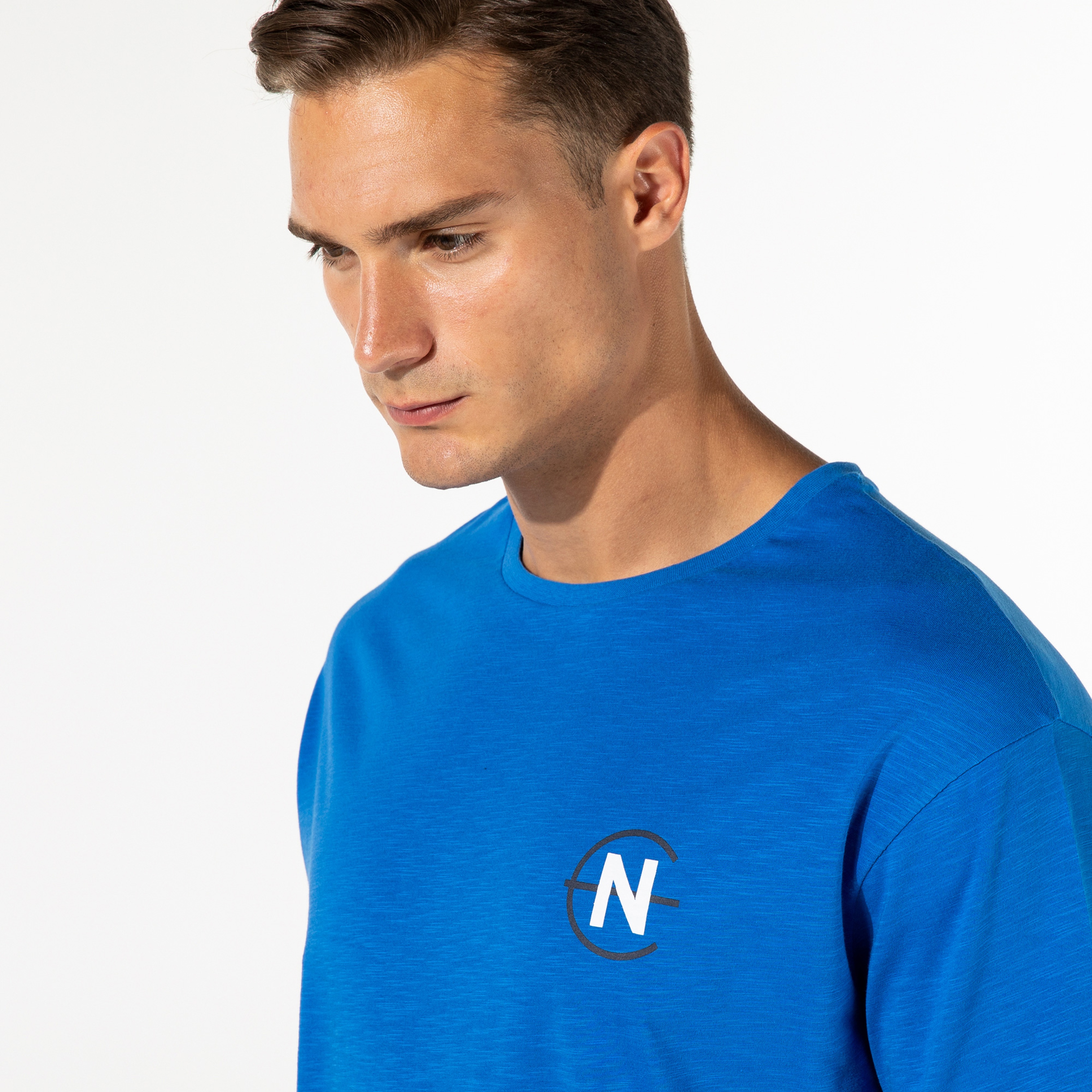 NAUTICA ERKEK MAVİ OVERSIZE T-SHIRT