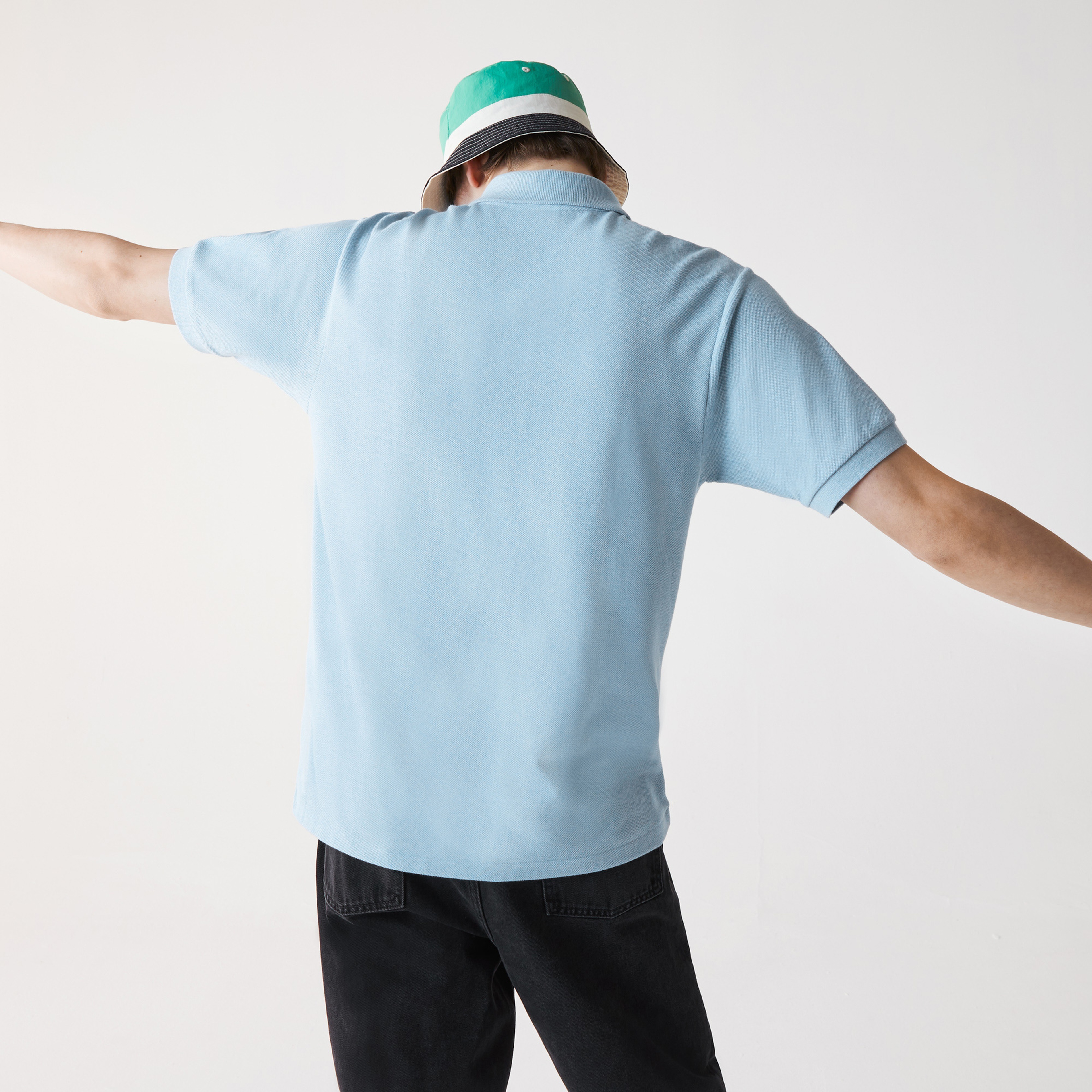 Lacoste Erkek Regular Fit Baskılı Mavi Polo