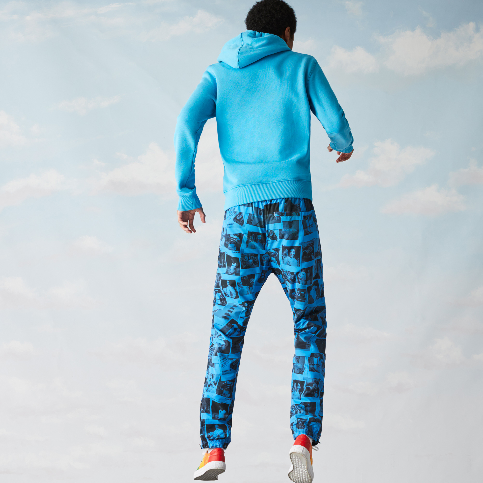 Lacoste Unisex Kapüşonlu Mavi Sweatshirt