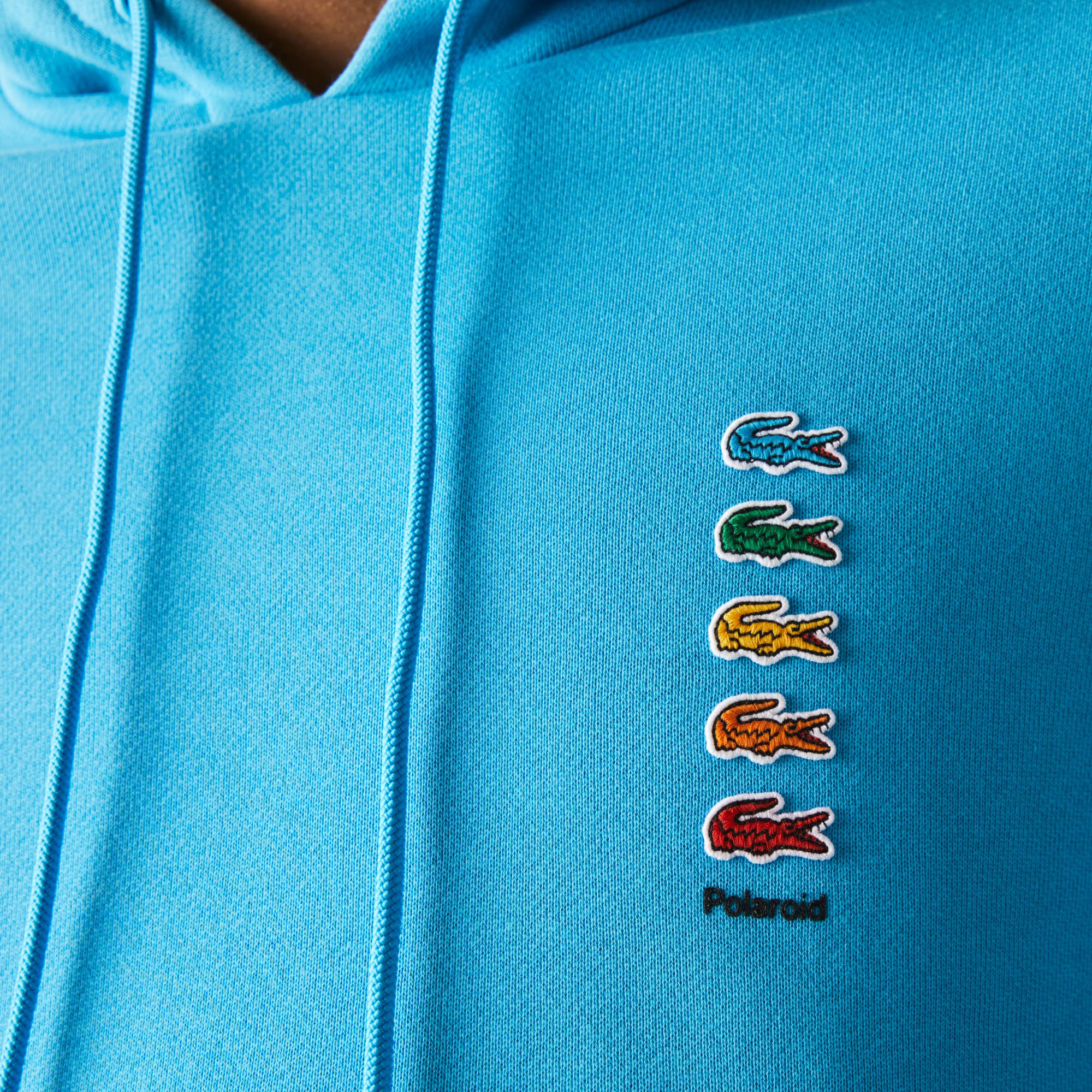 Lacoste Unisex Kapüşonlu Mavi Sweatshirt