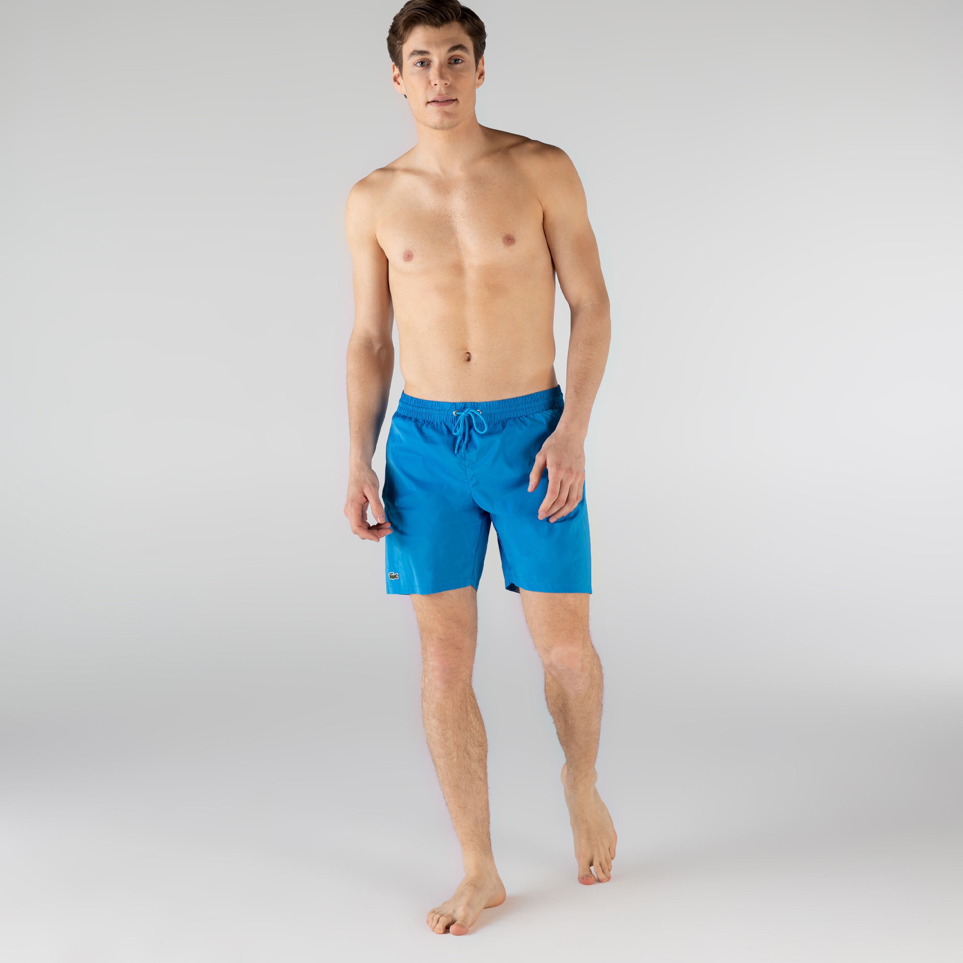 Lacoste Erkek Mavi Deniz Şortu