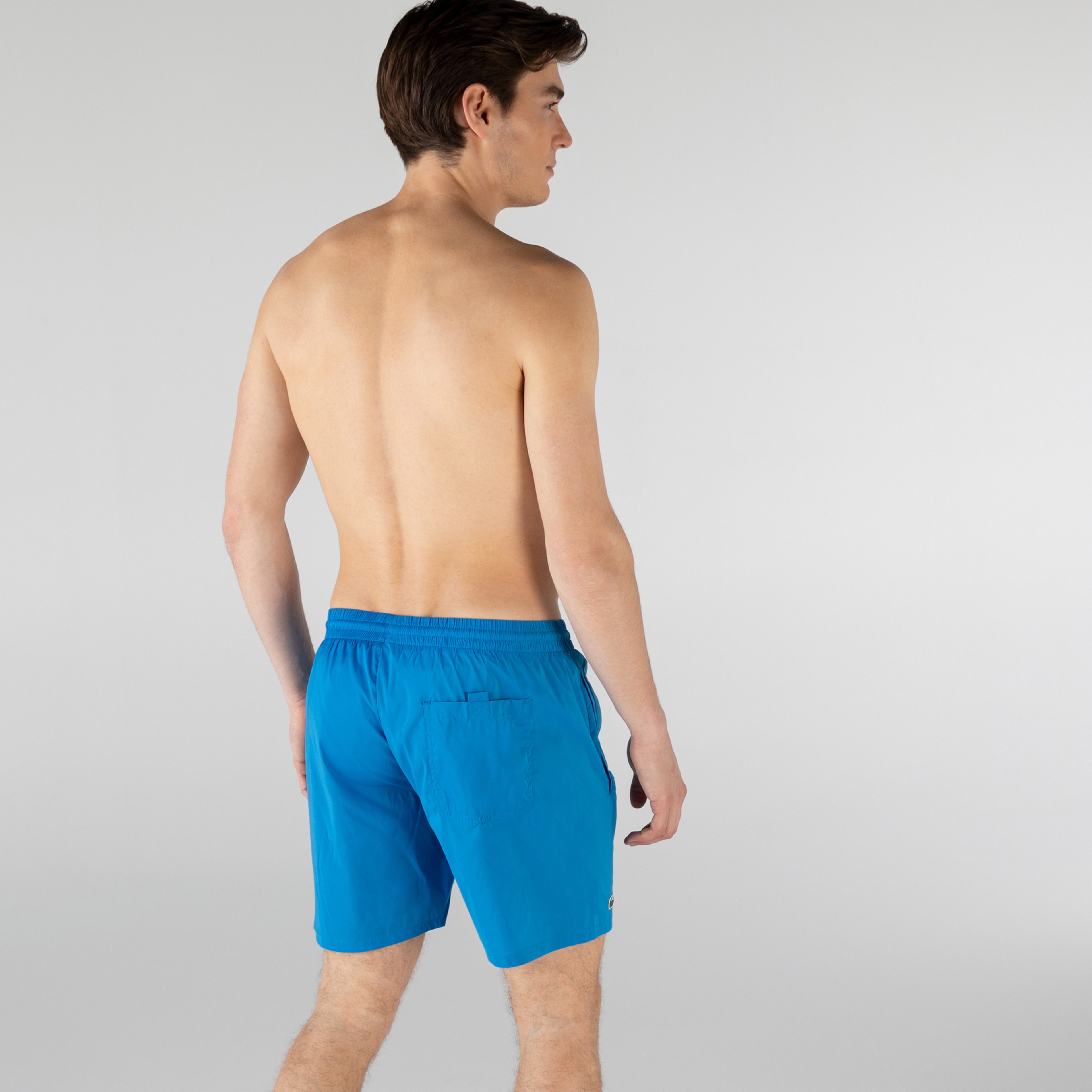 Lacoste Erkek Mavi Deniz Şortu