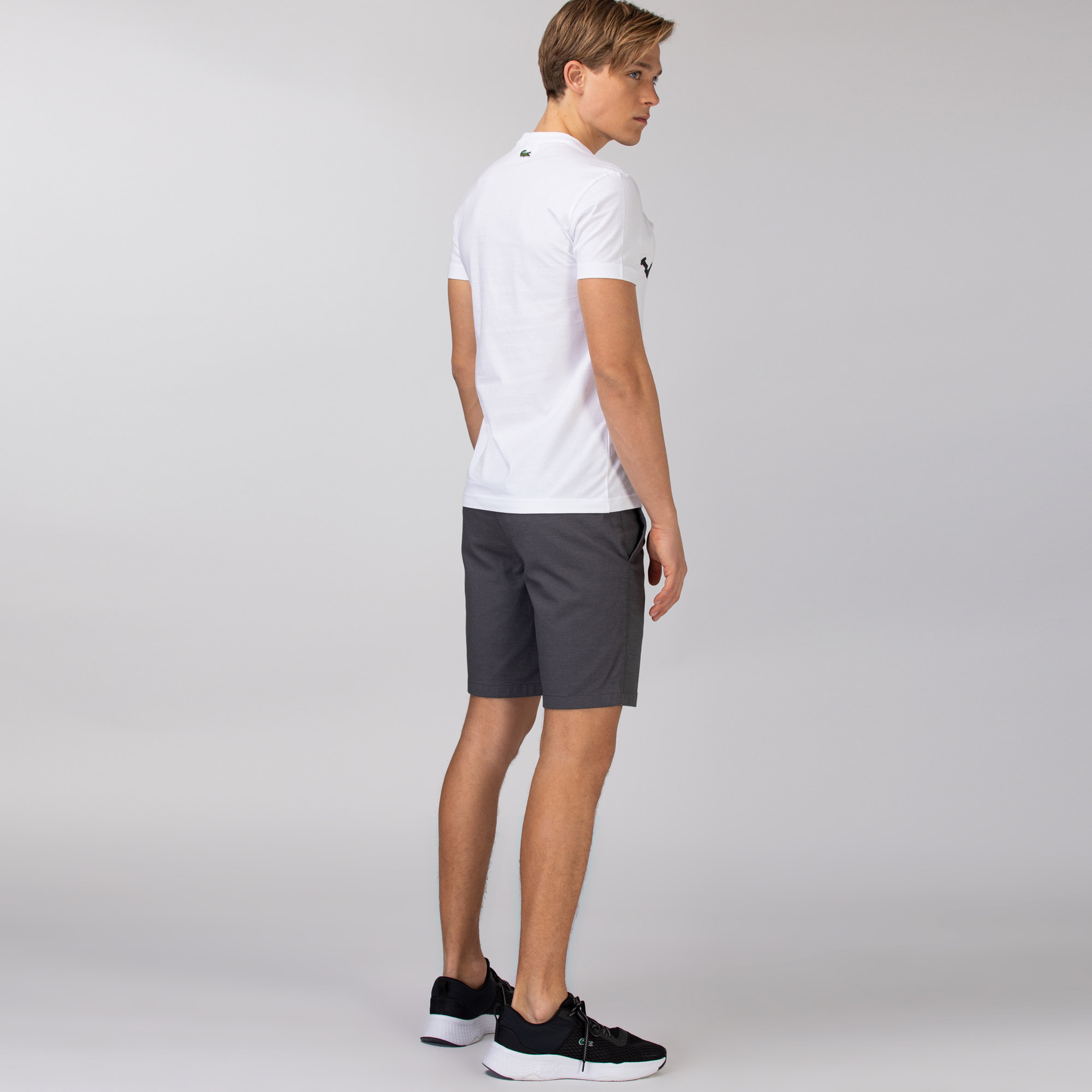 Lacoste Erkek Slim Fit Gri Bermuda Şort