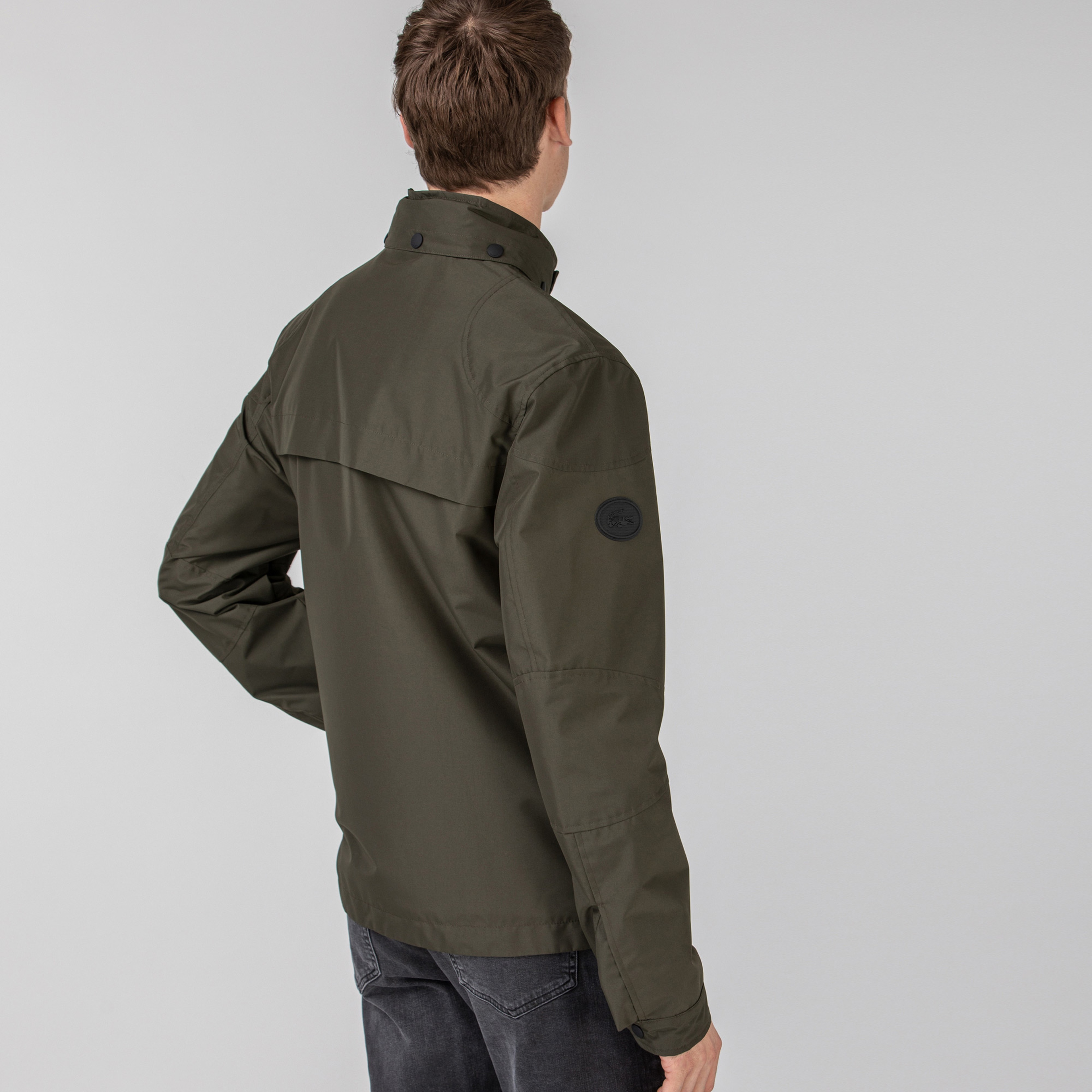 Lacoste Erkek Dik Yaka Haki Mont