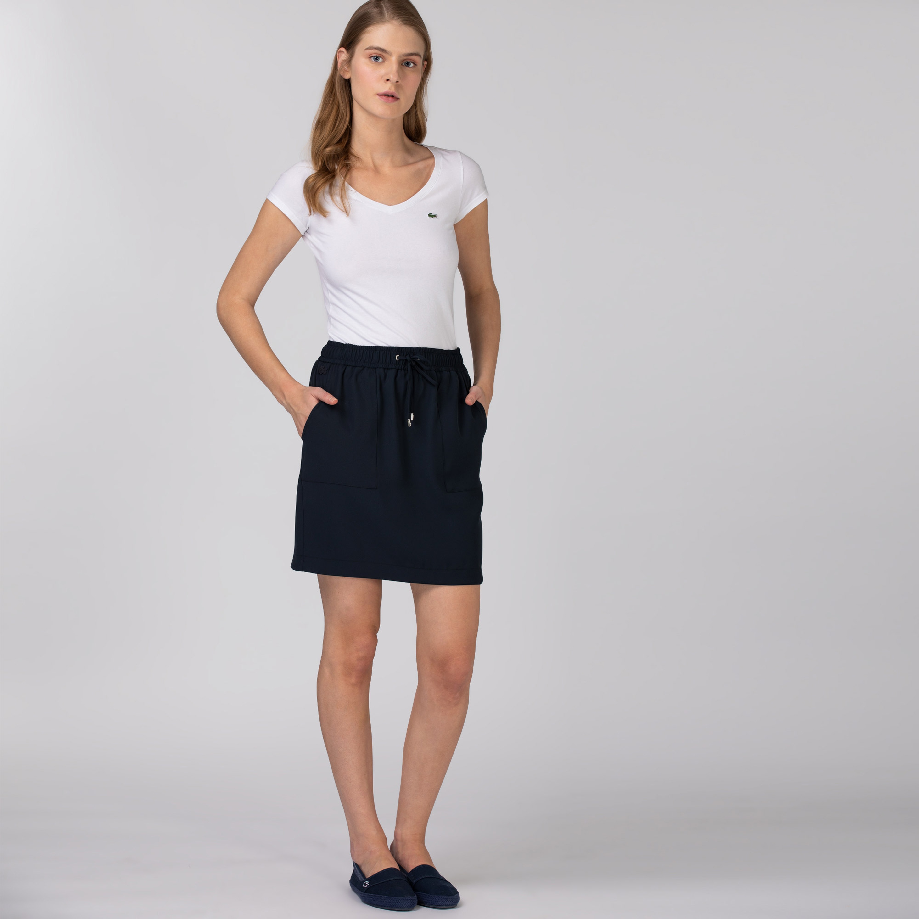 Lacoste Kadın Lacivert Etek