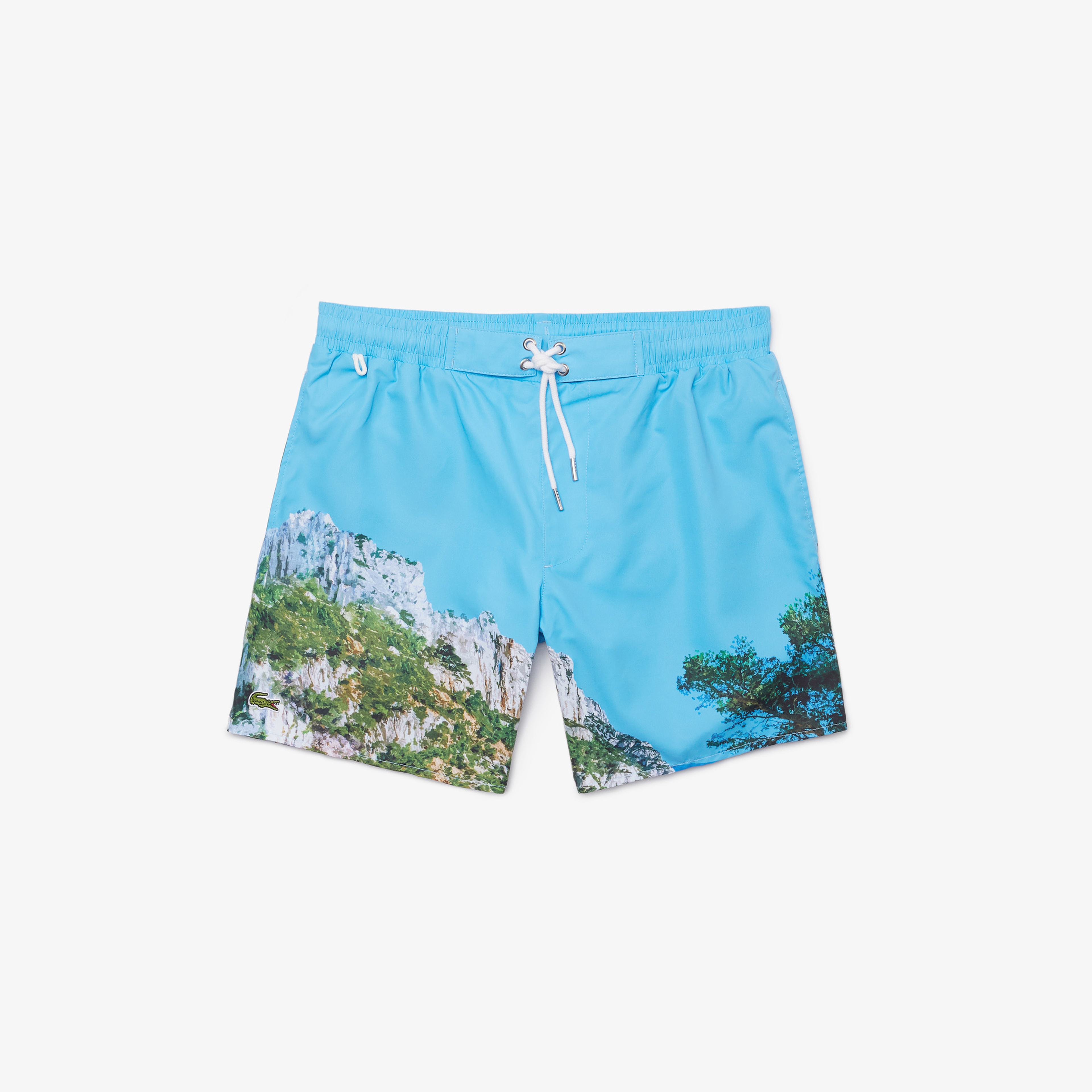 Lacoste Erkek Mavi Deniz Şortu