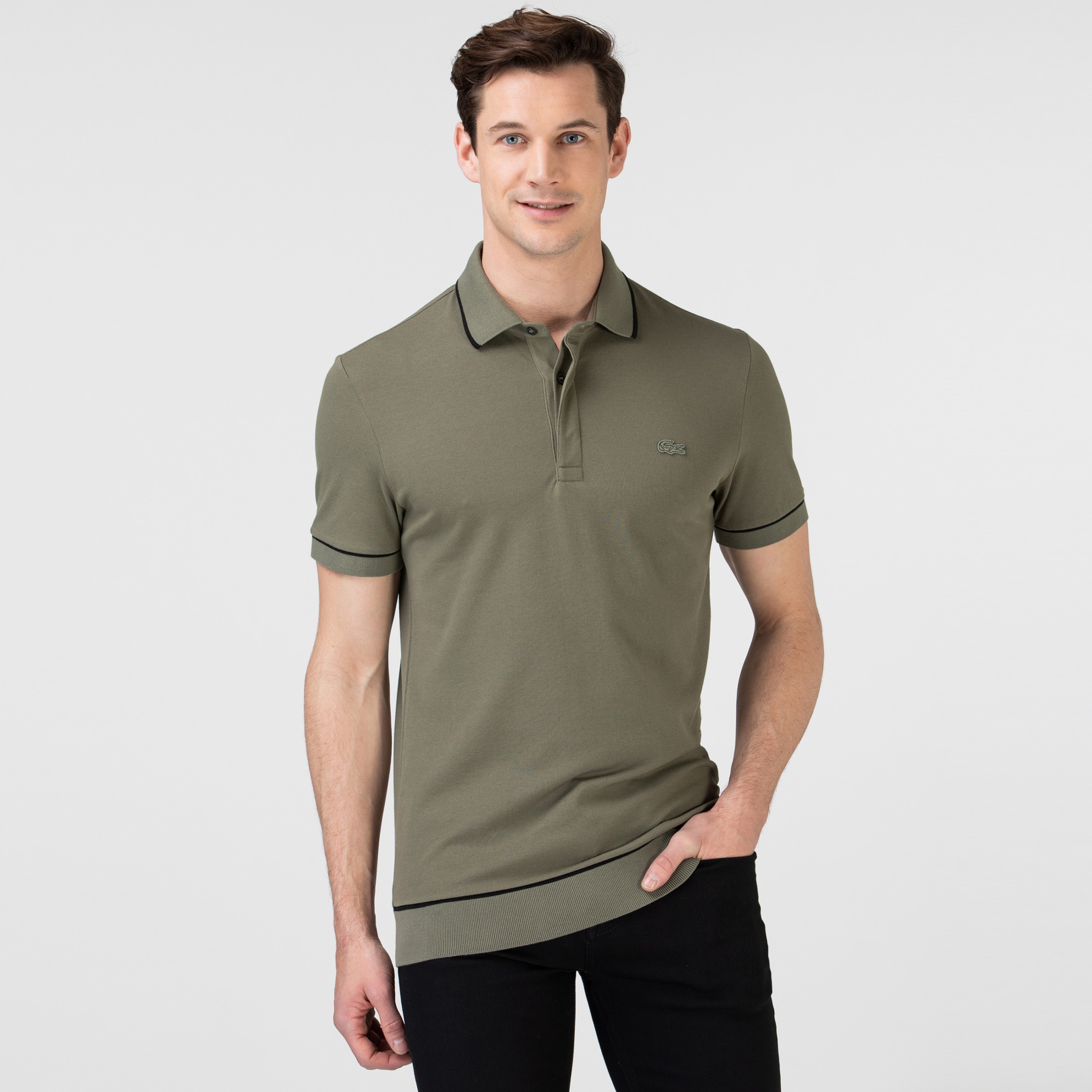 Lacoste Erkek Regular Fit Haki Polo