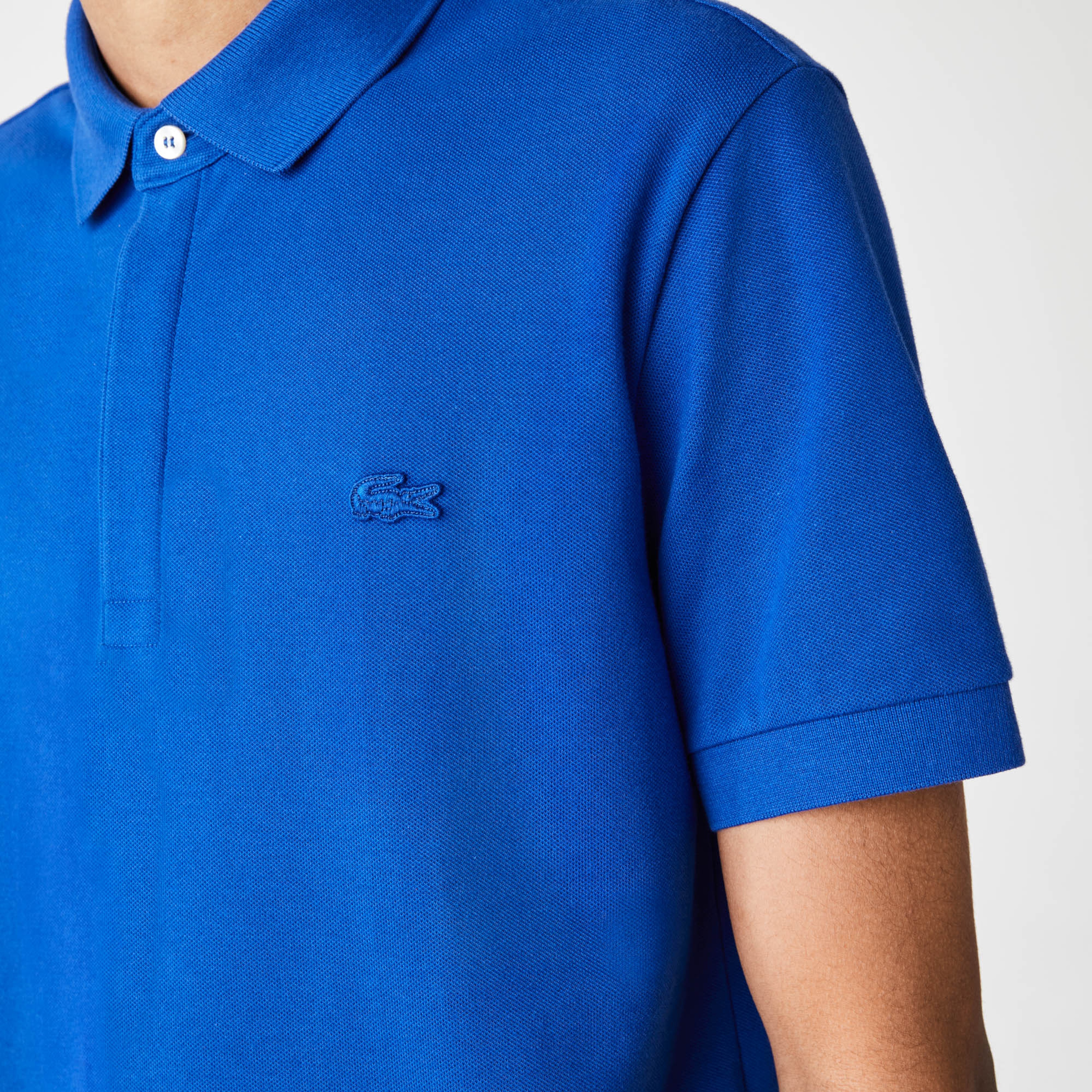 Lacoste Erkek Regular Fit Saks Mavi Polo