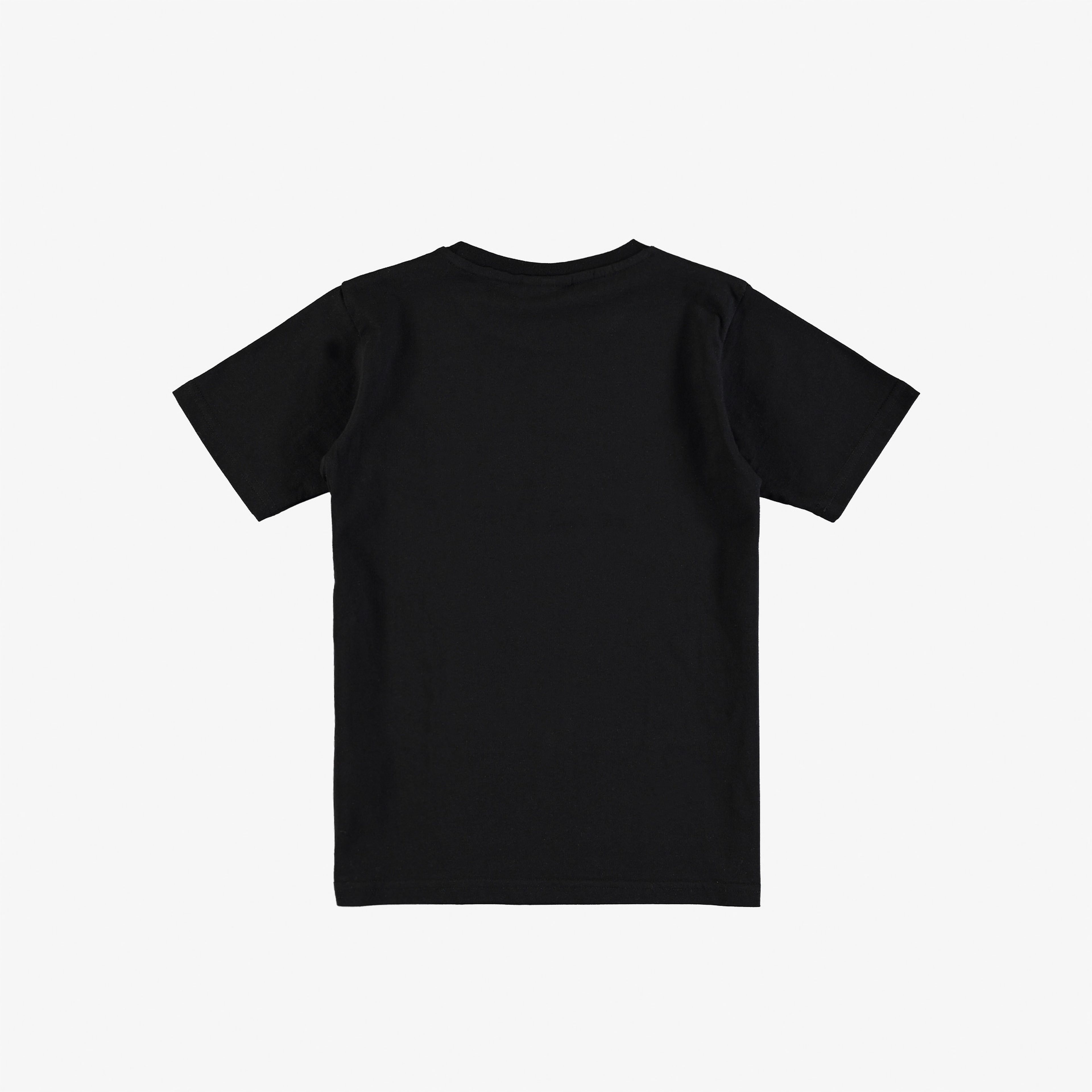 Lacoste Çocuk Bisiklet Yaka Baskılı Siyah T-Shirt