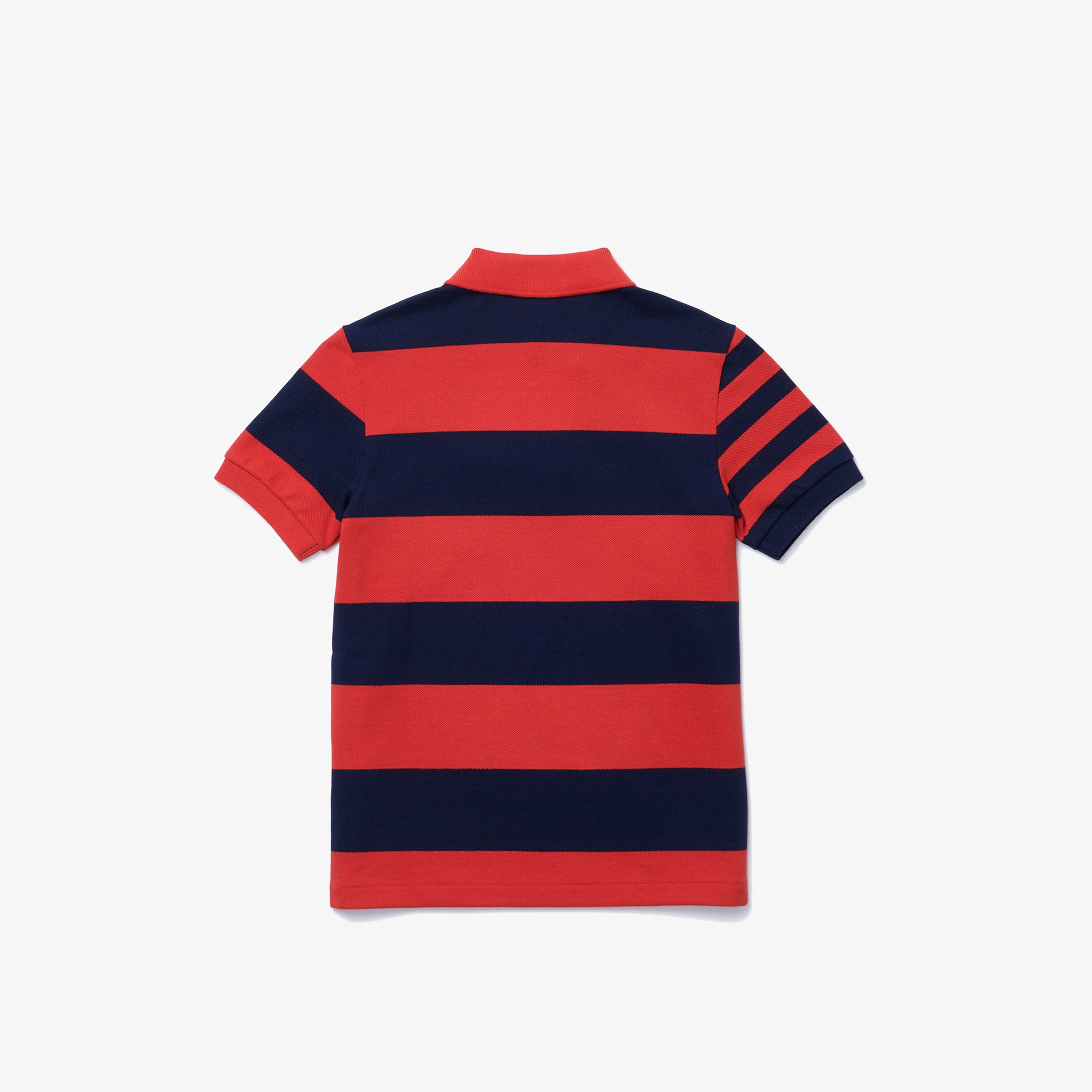 Lacoste Çocuk Renk Bloklu Lacivert - Kırmızı Polo