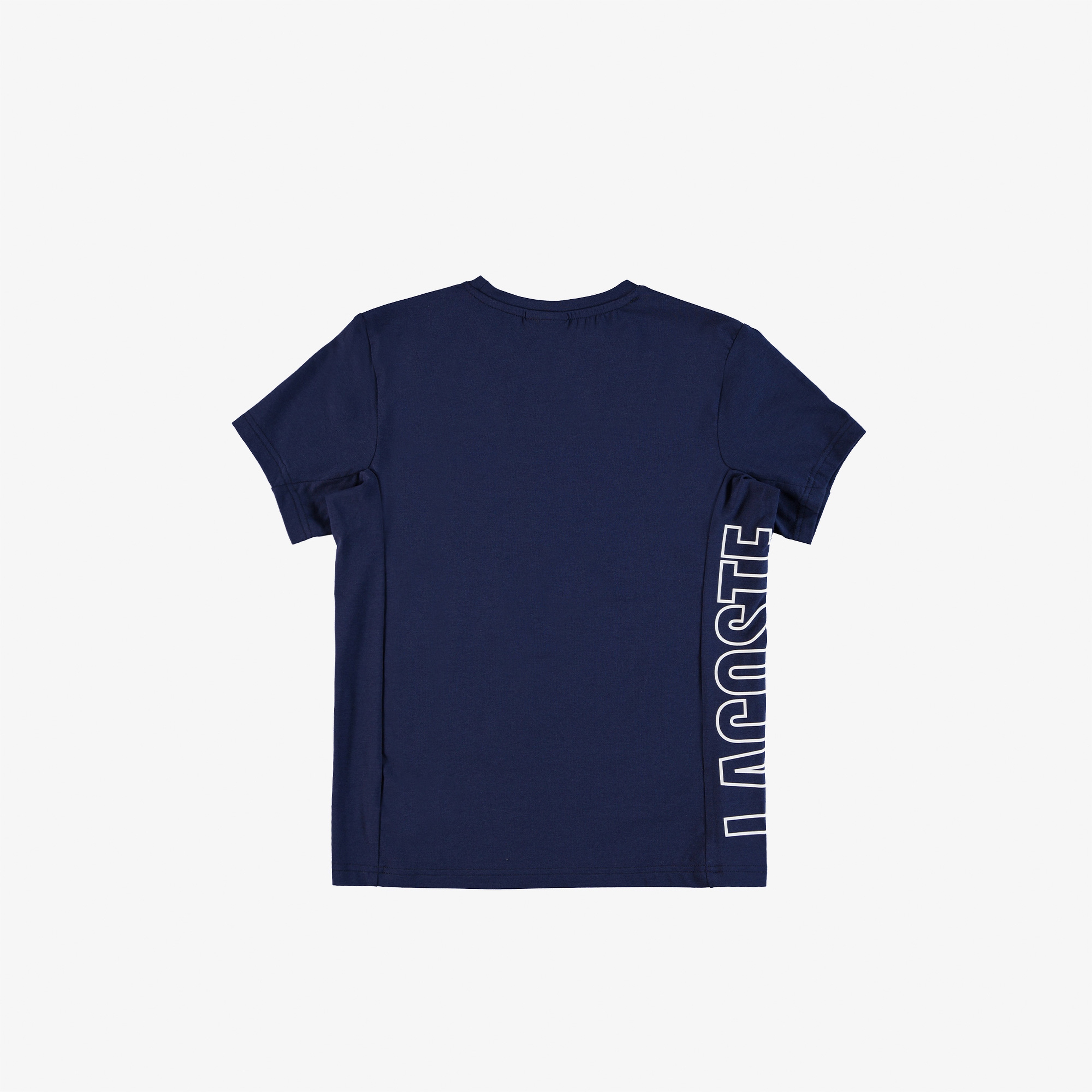 Lacoste Çocuk Bisiklet Yaka Baskılı Lacivert T-Shirt