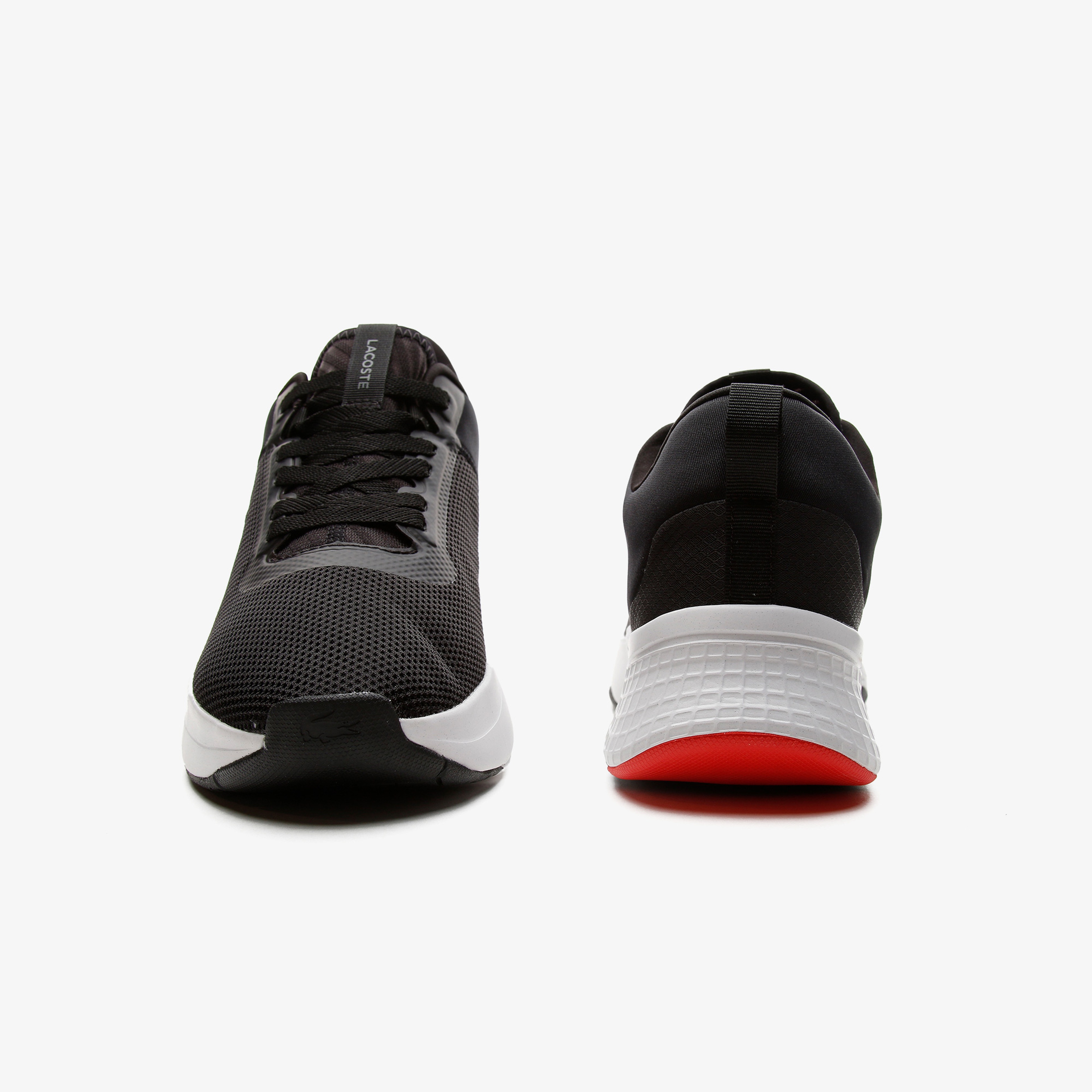 Lacoste Court-Drive 0721 1 Sma Erkek Siyah - Kırmızı Spor Ayakkabı