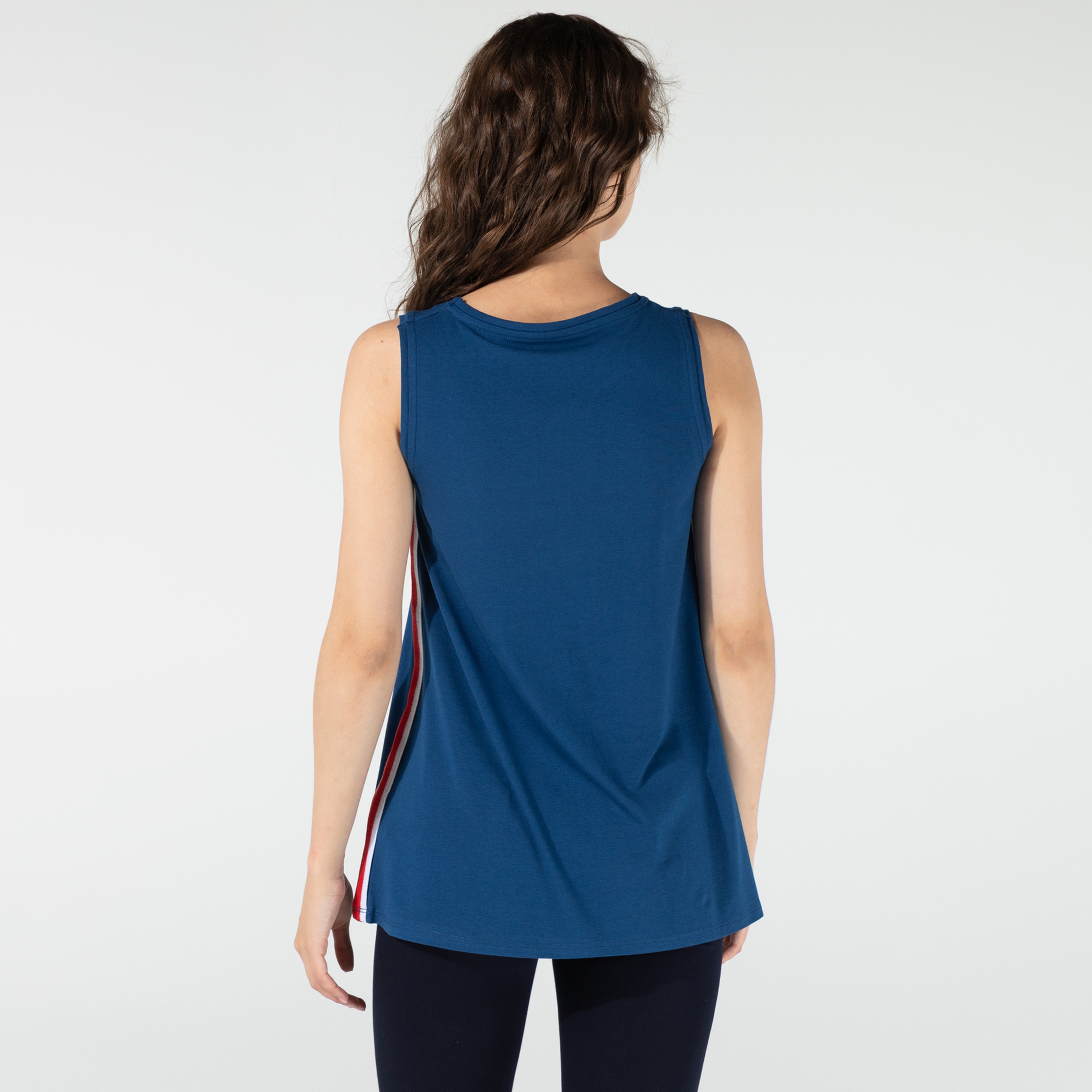 Nautica Kadın Mavi Kolsuz T-shirt