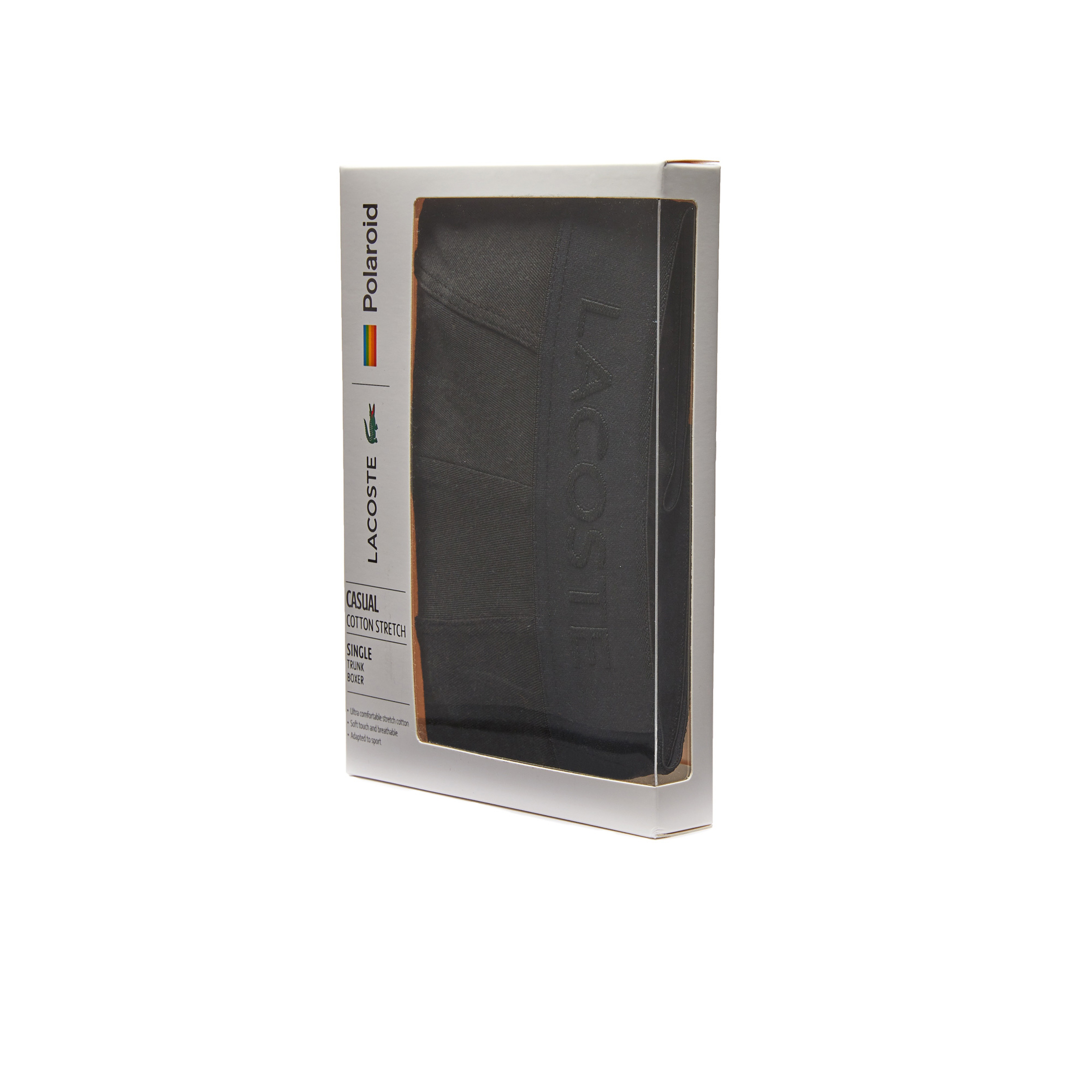 Lacoste X Polaroid Erkek Siyah Boxer