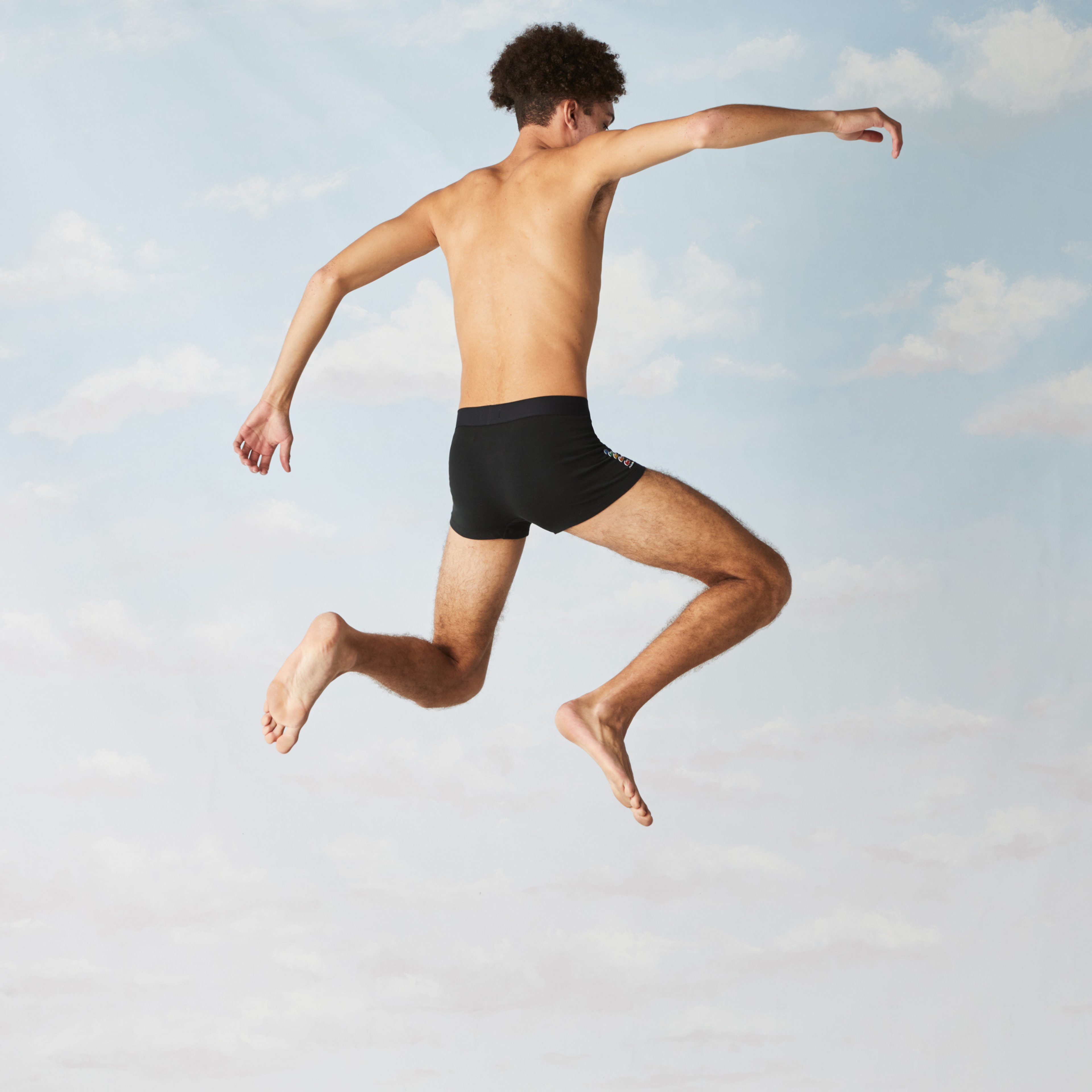 Lacoste X Polaroid Erkek Siyah Boxer