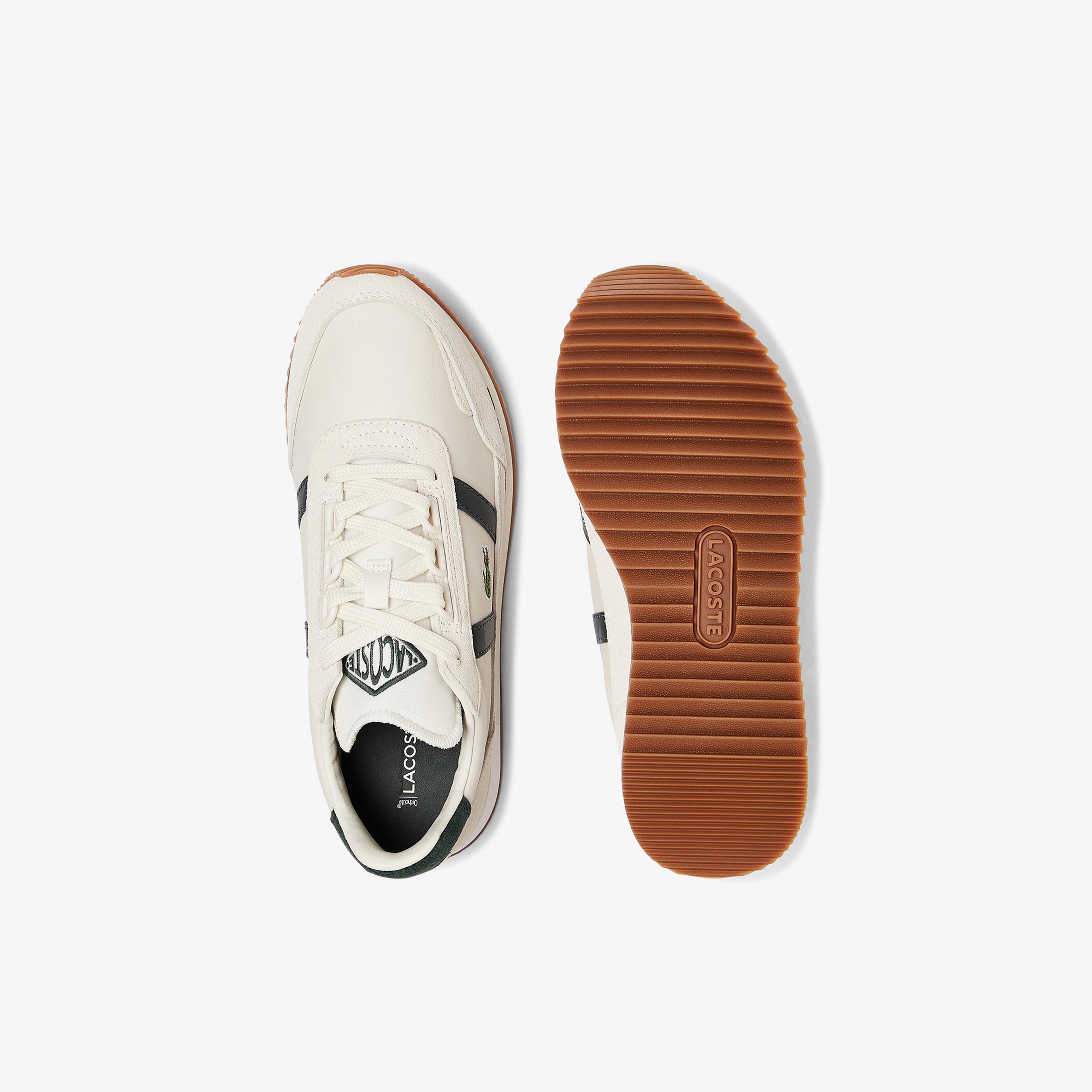 Lacoste Partner Retro 0721 1 Sfa Kadın Beyaz - Koyu Yeşil Spor Ayakkabı