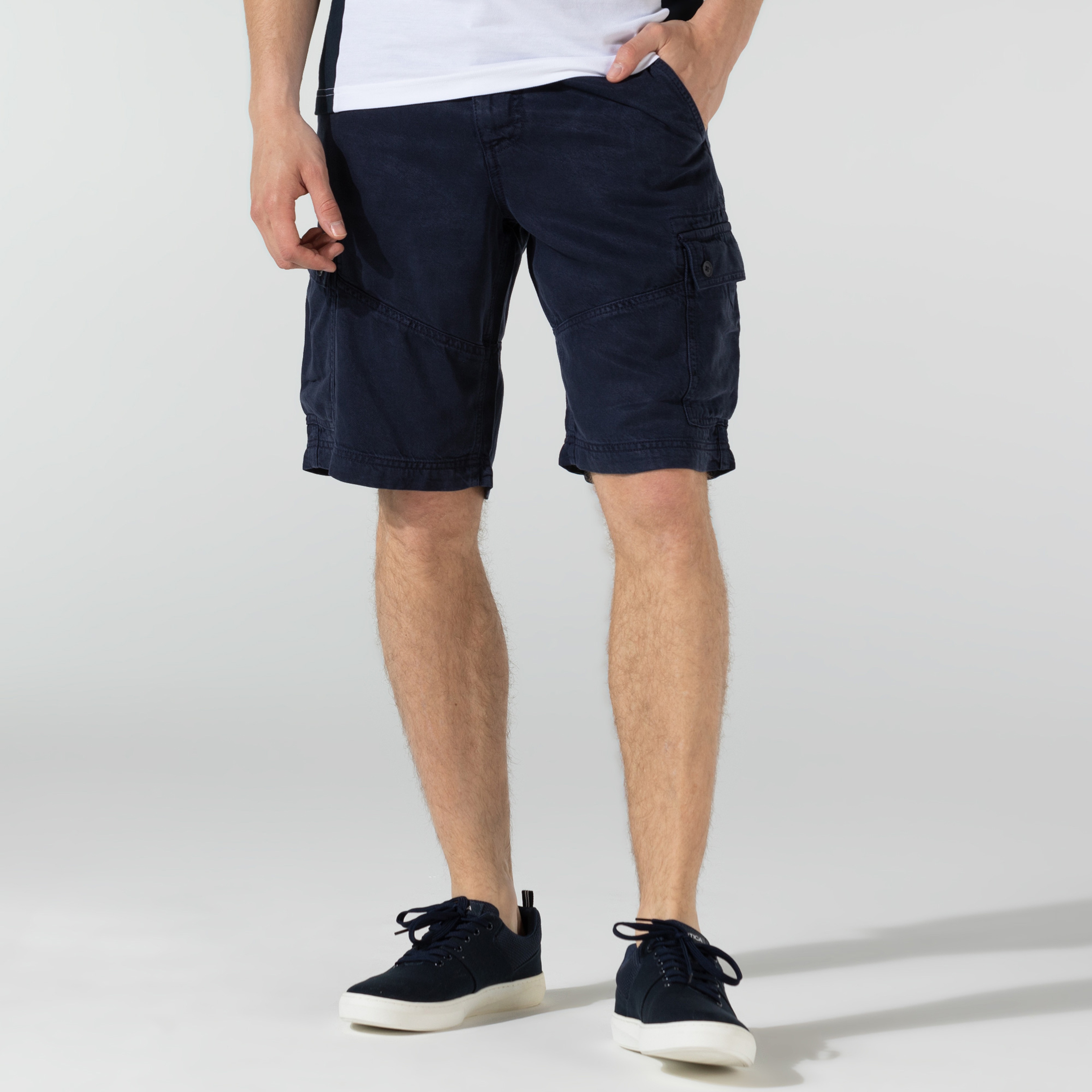 NAUTICA ERKEK LACİVERT BERMUDA ŞORT