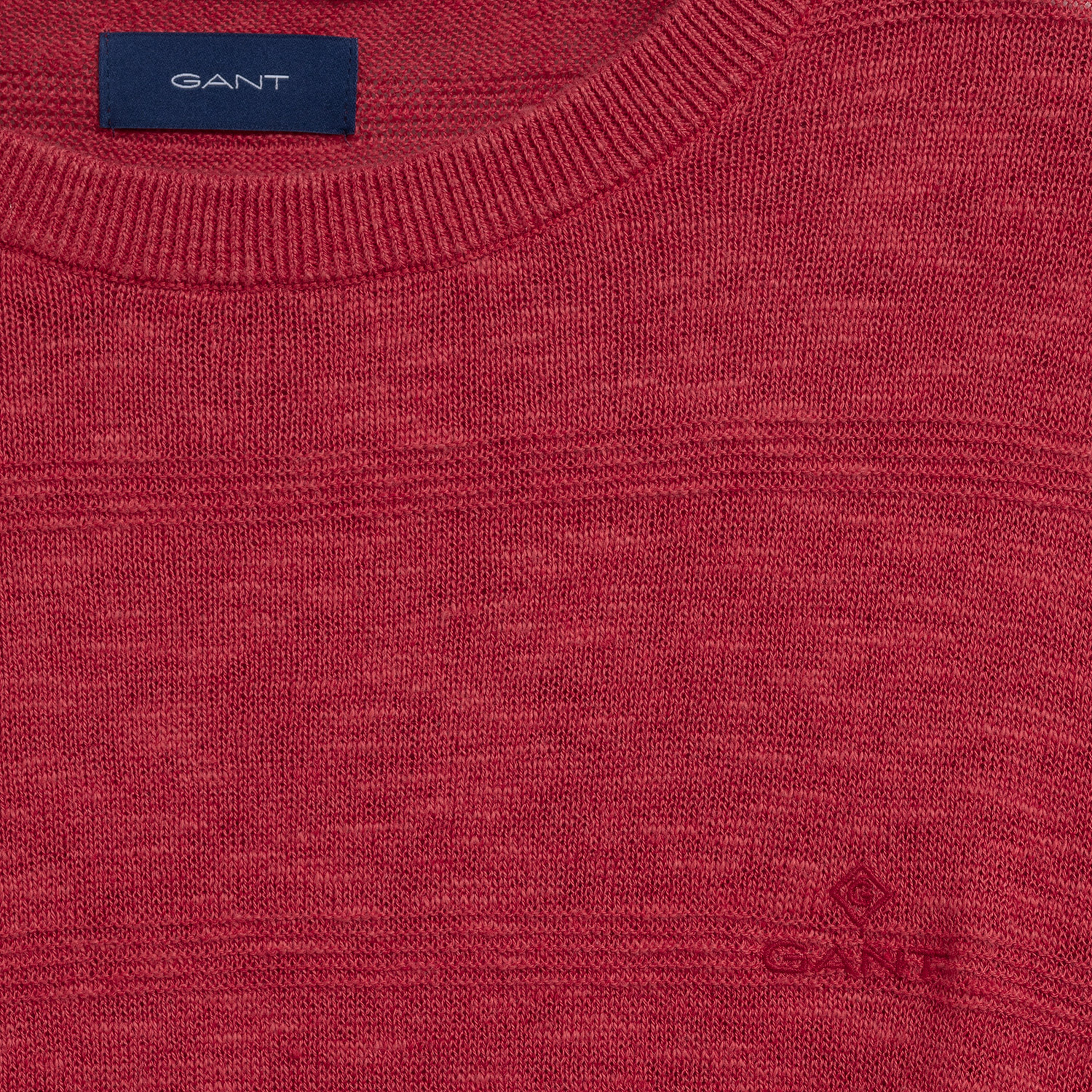 Gant Erkek Kırmızı Keten Triko Kazak