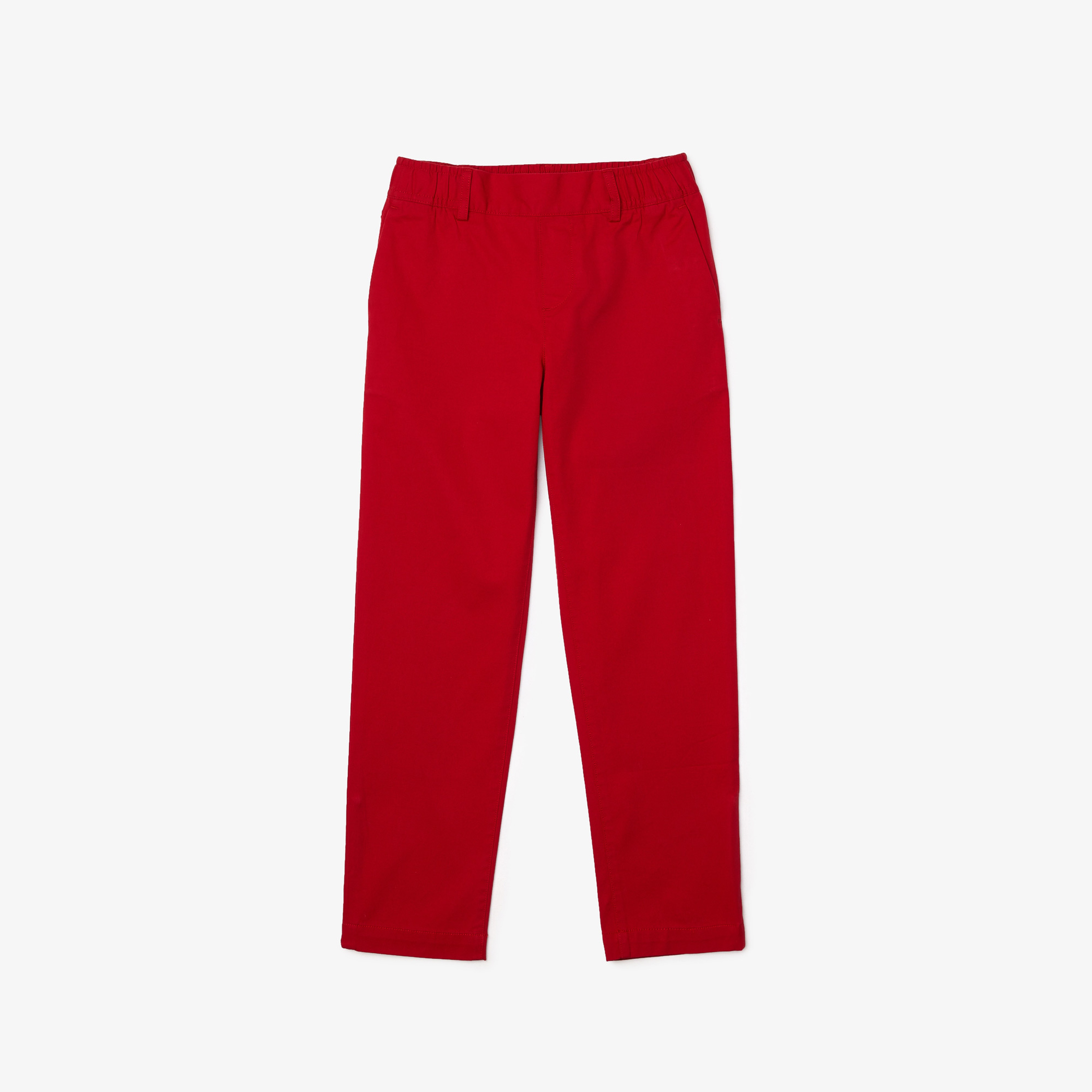 Lacoste Erkek Çocuk Straight Fit Kırmızı Pantolon