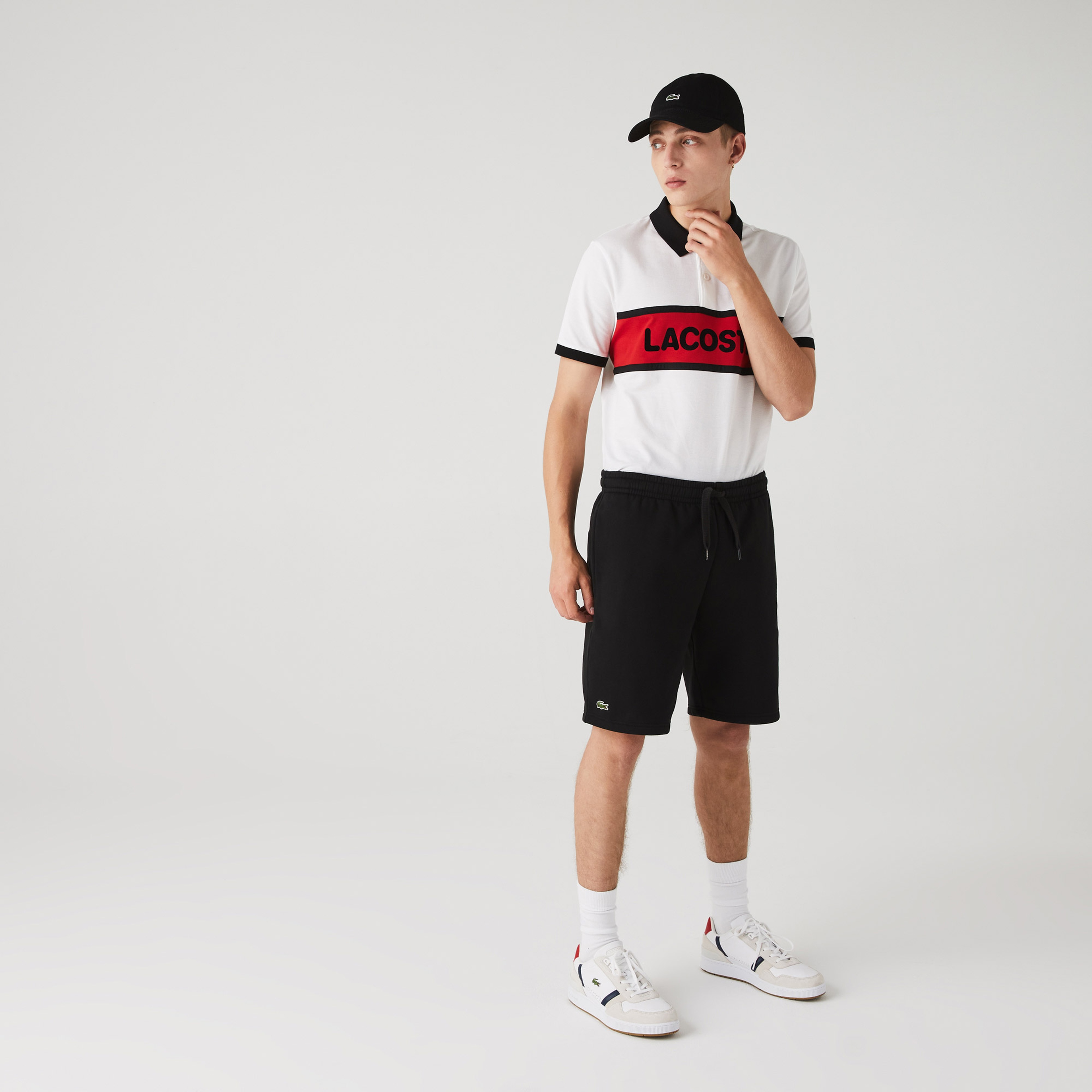 Lacoste SPORT Erkek Regular Fit Siyah Şort
