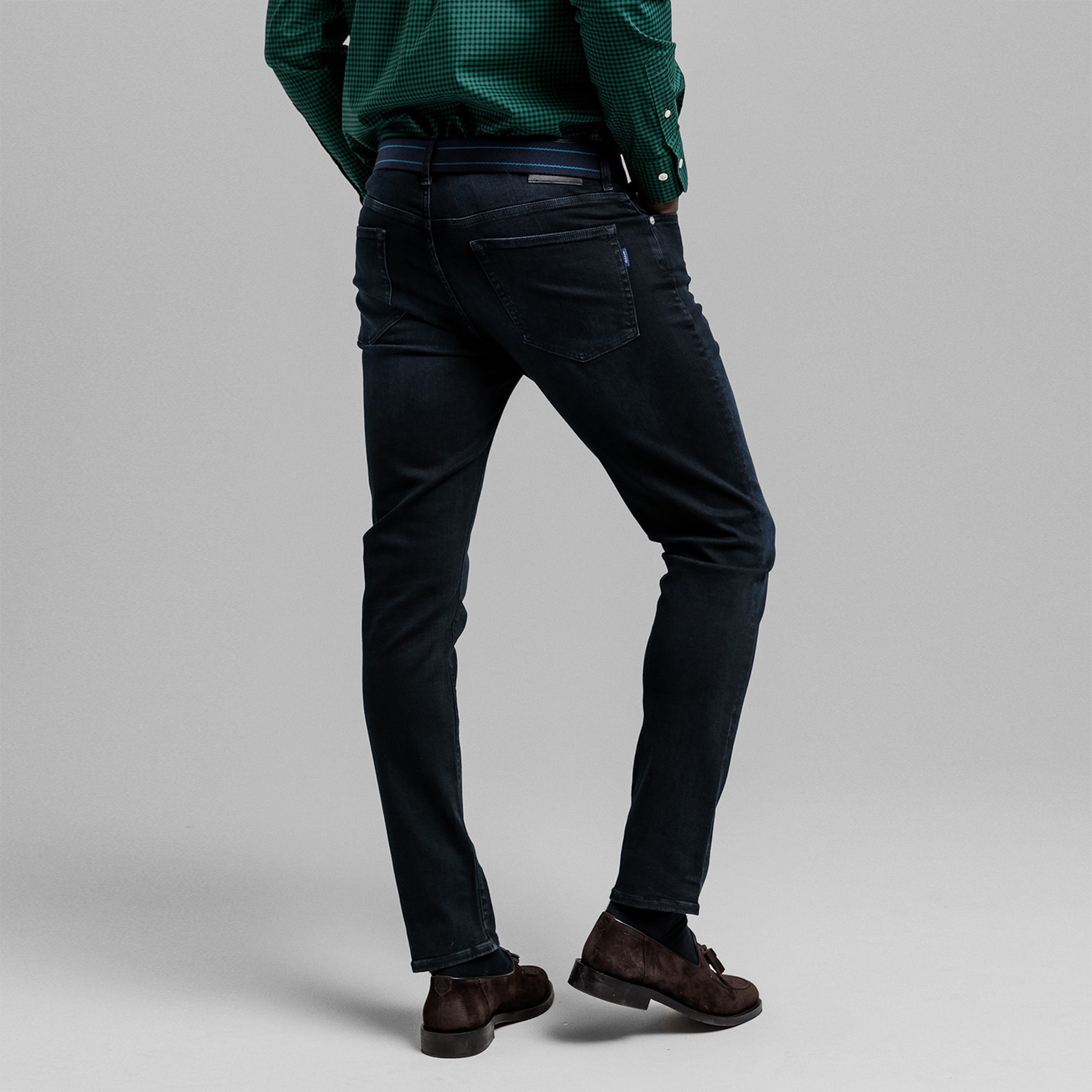 GANT Erkek Lacivert Extra Slim Fit Jean Pantolon